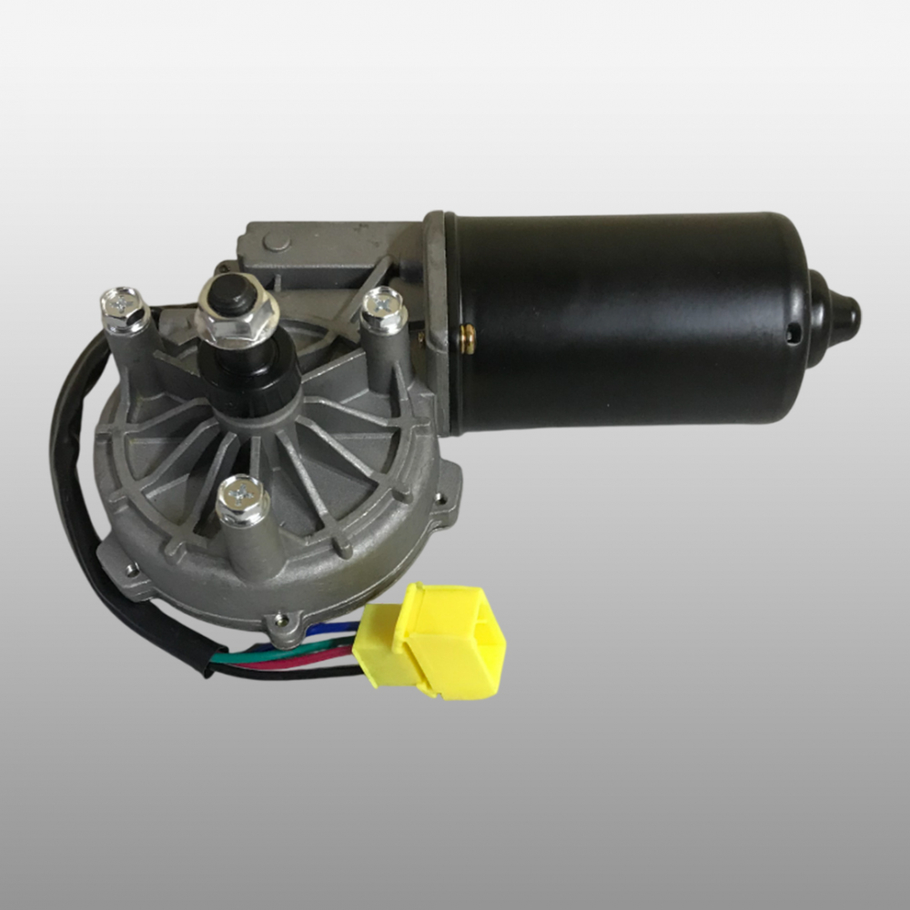 Мотор стеклоочистителя HOWO (24v) (прямоугол.фишка вал 9мм) (WG1642740008)