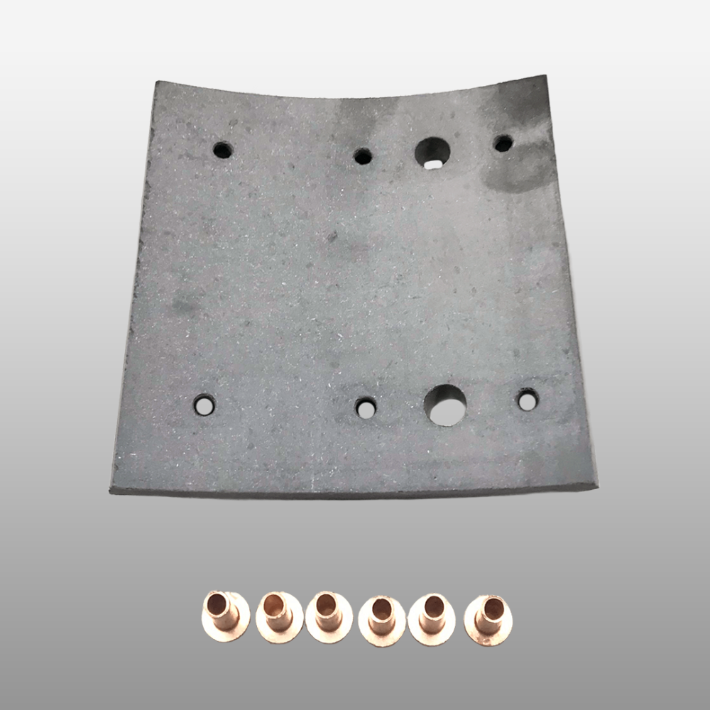 Накладка тормозная передняя d=6 короткая J6