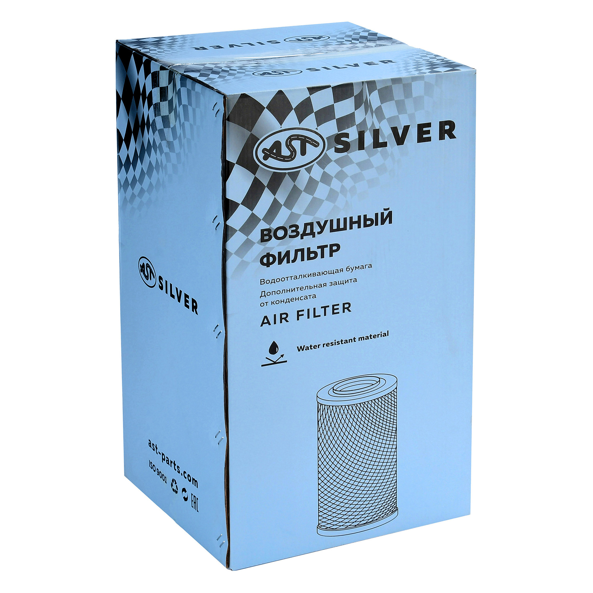 Фильтр воздушный 3050 SHAANXI E3/4 +X3000/M3000 тягач (к-кт) (AST1595/AF26433/AF26434/DZ9112190328 JX) AST Silver
