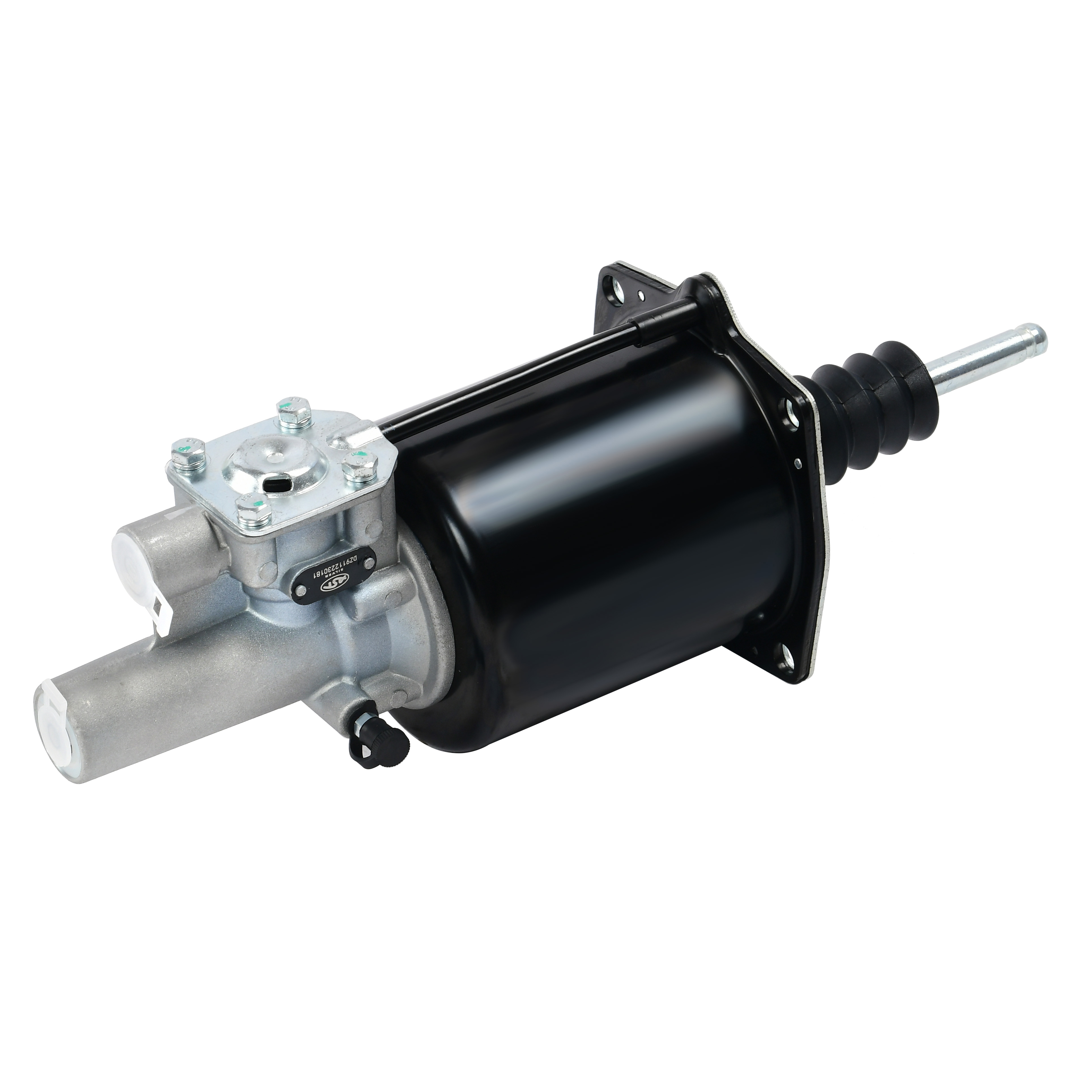 ПГУ D=107 SHAANXI ВЫХОДЫ НАЗАД (С КЛАПАНОМ) (AST1127/DZ9112230181) OEM AST Silver