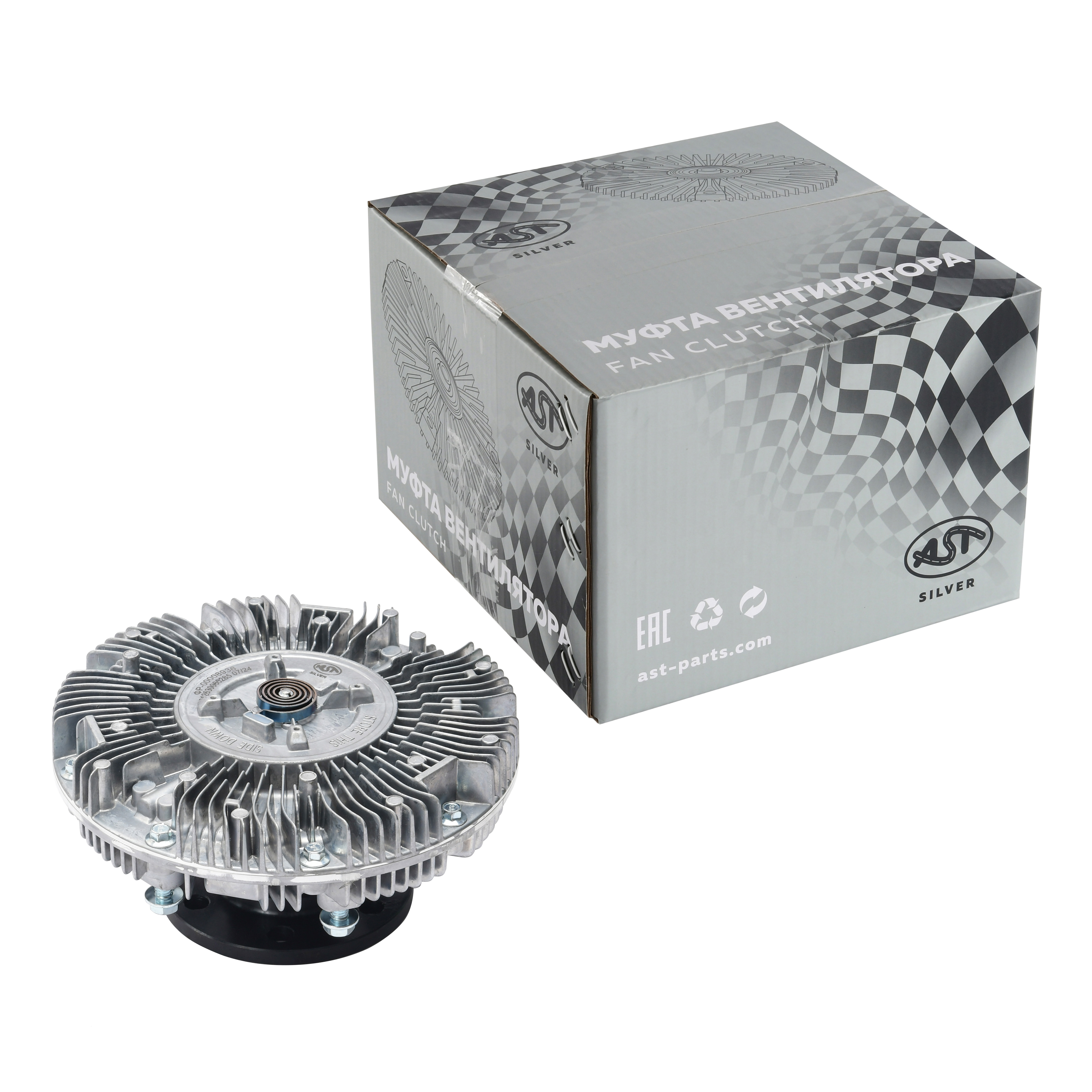 Муфта вентилятора WP12/M11 гидравлическая (AST1104/612630060285) OEM AST Silver