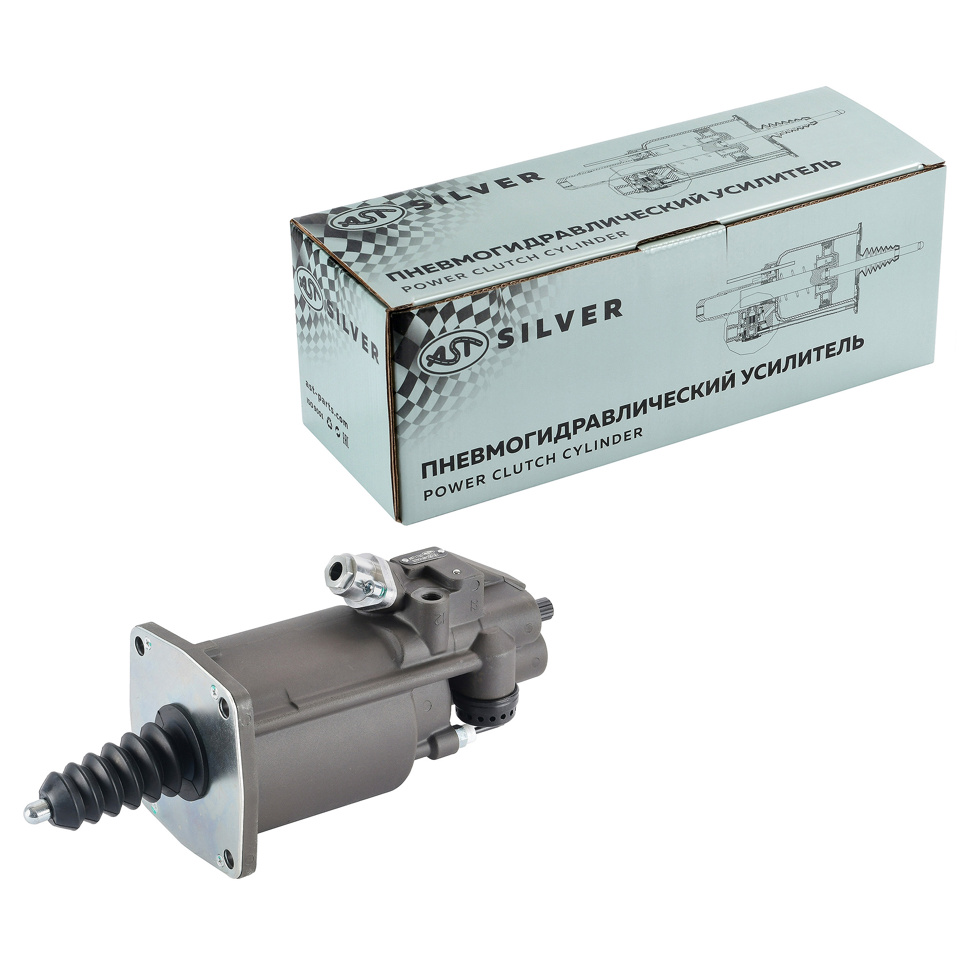 ПГУ D=102 SHAANXI X5000 (AST0482006/DZ93189230187) OEM AST Silver