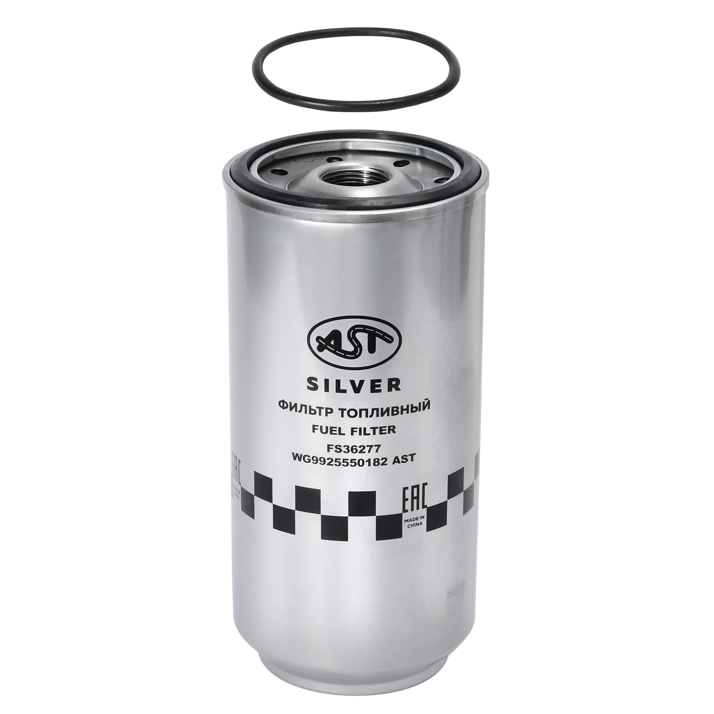 Фильтр топливный HOWO T5G/MAN без колбы (AST1666/FS36277/WG9925550182/2) AST Silver