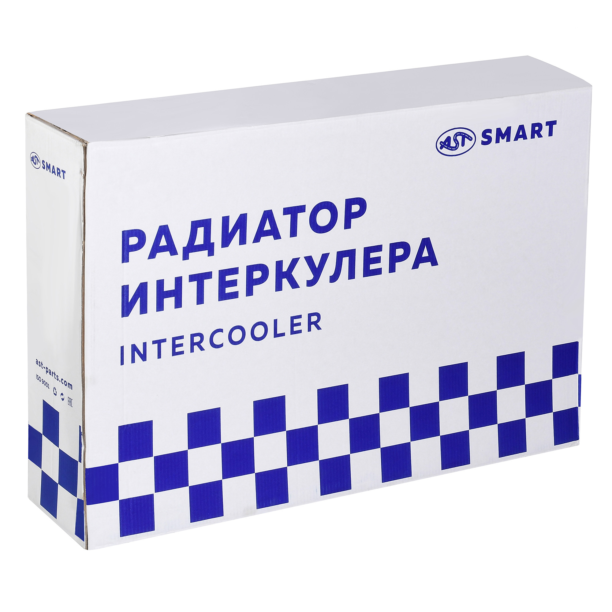 Радиатор интеркулера HOWO A7 D12 L=670-730 d=100  (AST1185/WG9918530002) AST Smart