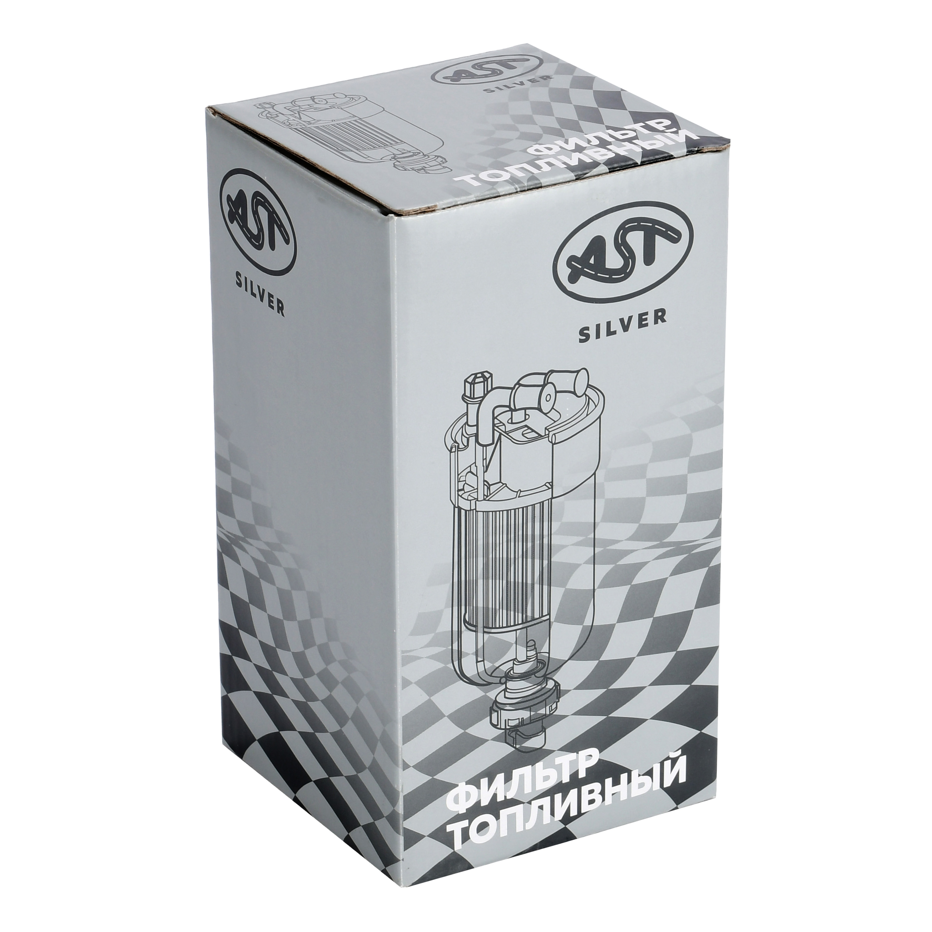Фильтр топливный FAW J7 4180 (AST1662/1117050-M50-02000) AST Silver