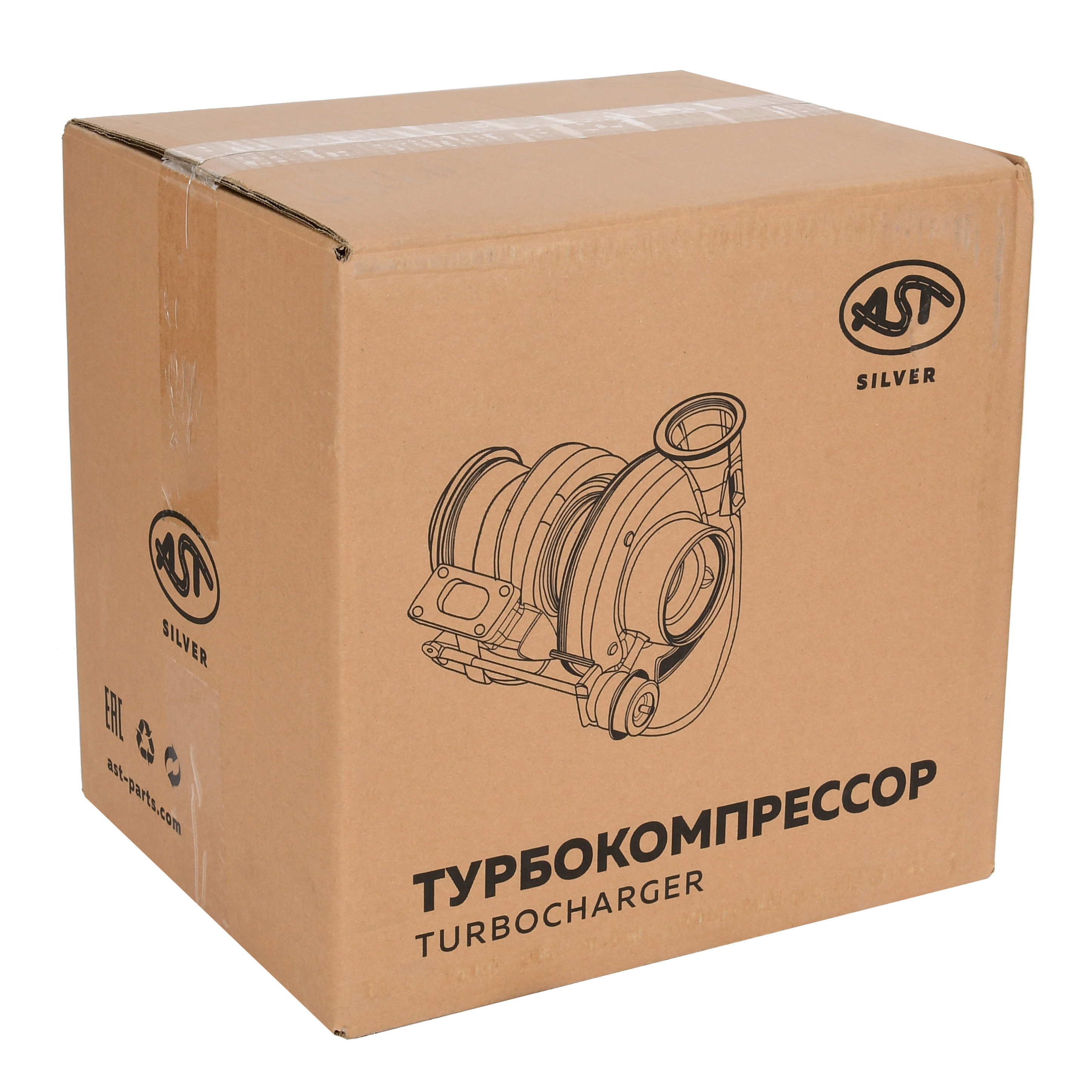 Турбина  WD615 HOWO E3 под хомут (AST1497/VG1540110088/VG1540110066) AST Silver