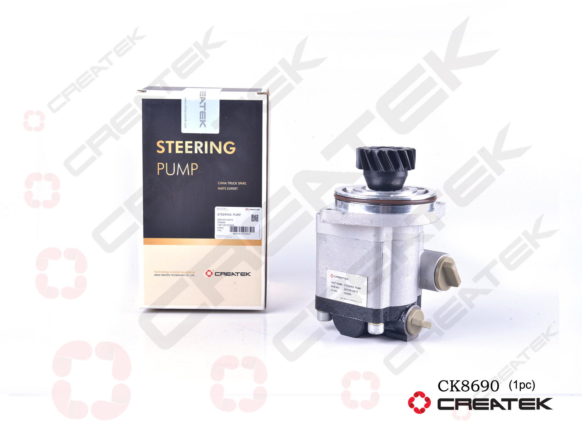 Насос ГУР SHAANXI WD615 6*4 CREATEK