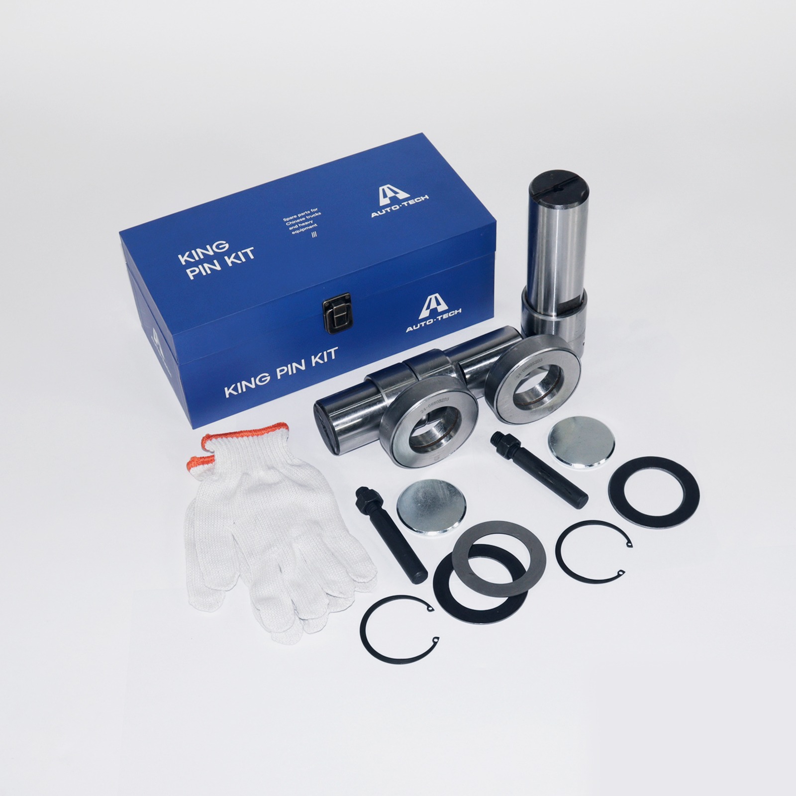 Шкворень полный комплект JAC N350 D=52/L=200 AVTO-TECH (QUALITY ORIGINAL)