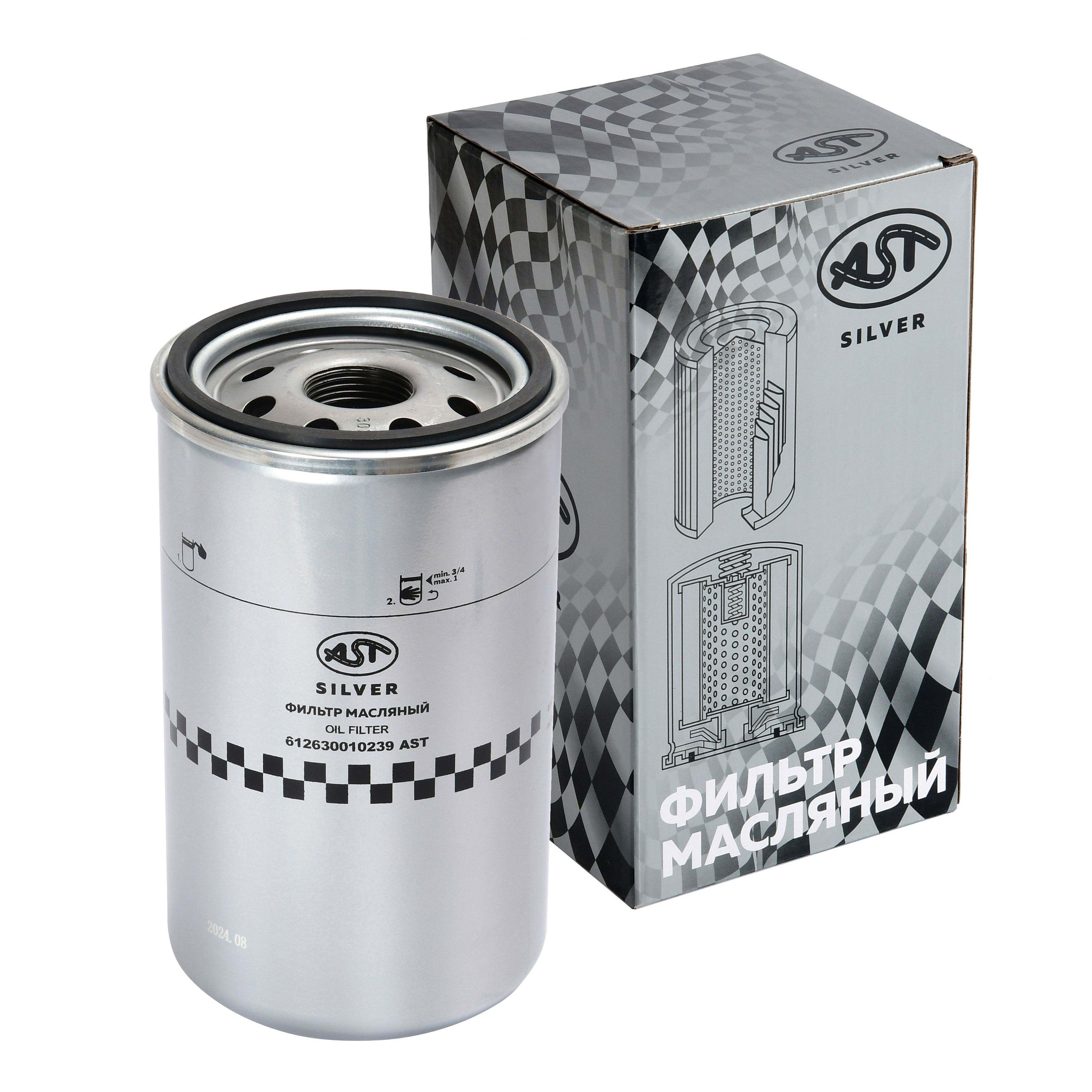 Фильтр масляный WP13/WP12.430 E3/4/5 D=110, H=195(AST1639/LF16285/VG1246070031/1000428205/1000932196/612630010239/JX1016) AST Silver