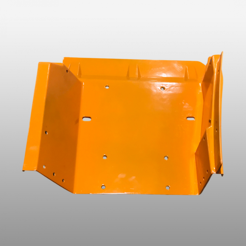 Корпус подножки SHAANXI F3000 левый (оранжевый) (DZ13241240425)