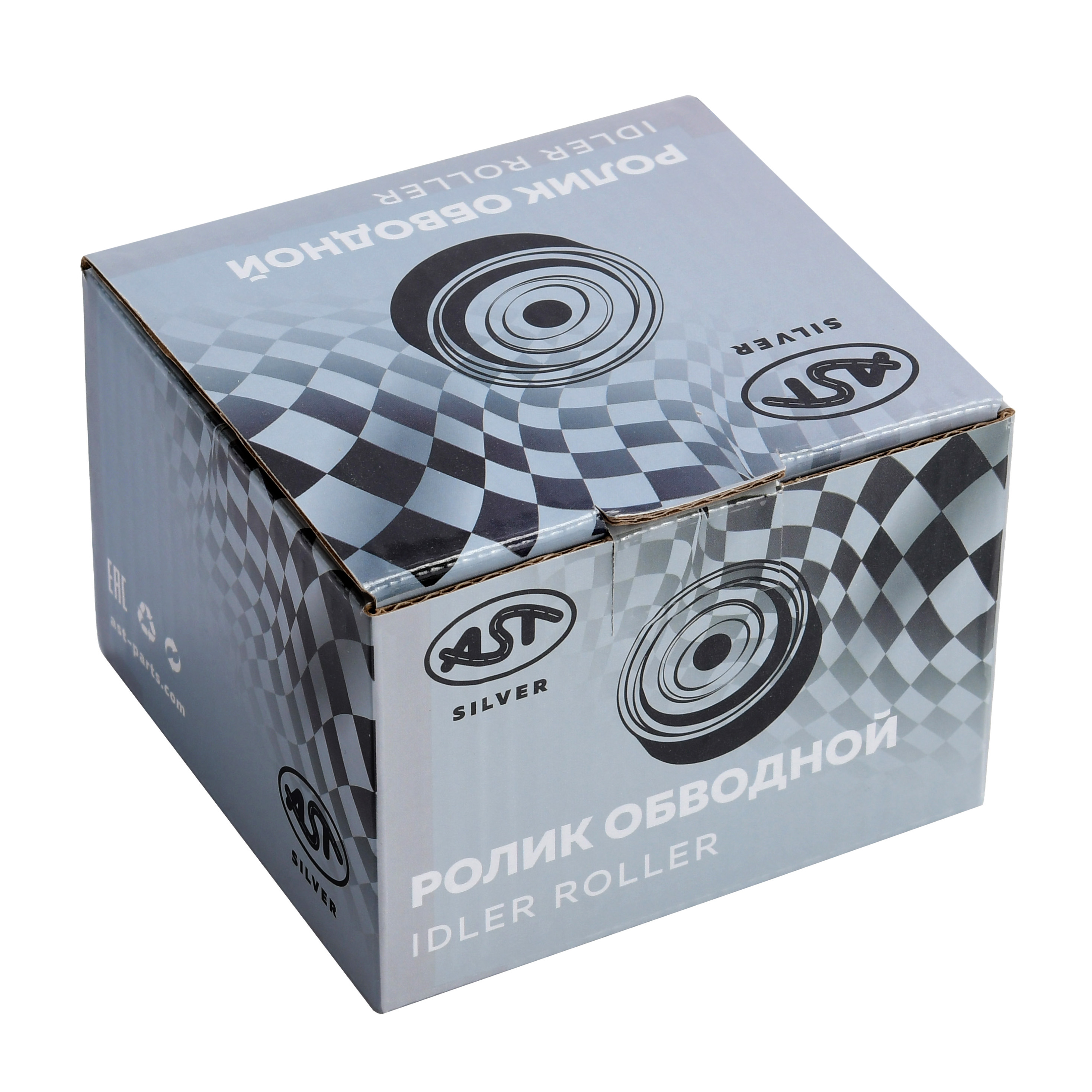 Ролик обводной WP12/WP13/WP7 МАЗ/SHAANXI/YUTONG 6121,6128 10PK (AST1374/612630060838/612630060522/610800060265/1025-00286) AST Silver