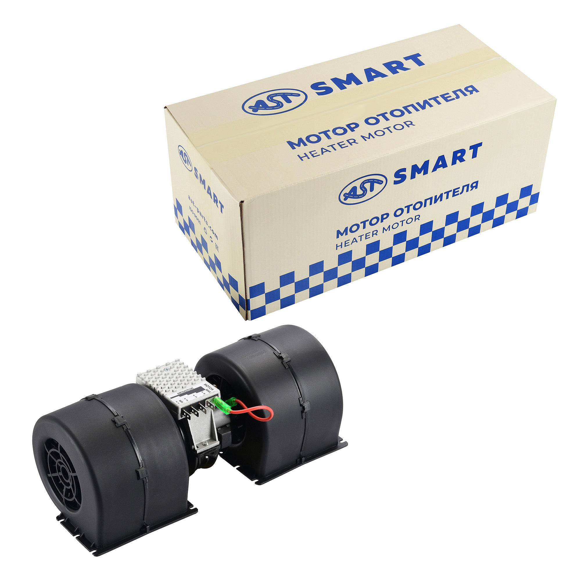 Мотор отопителя Shantui SD16 (24v) (AST0442030/2850-50000M/17Y-58B-09000-2) AST Smart