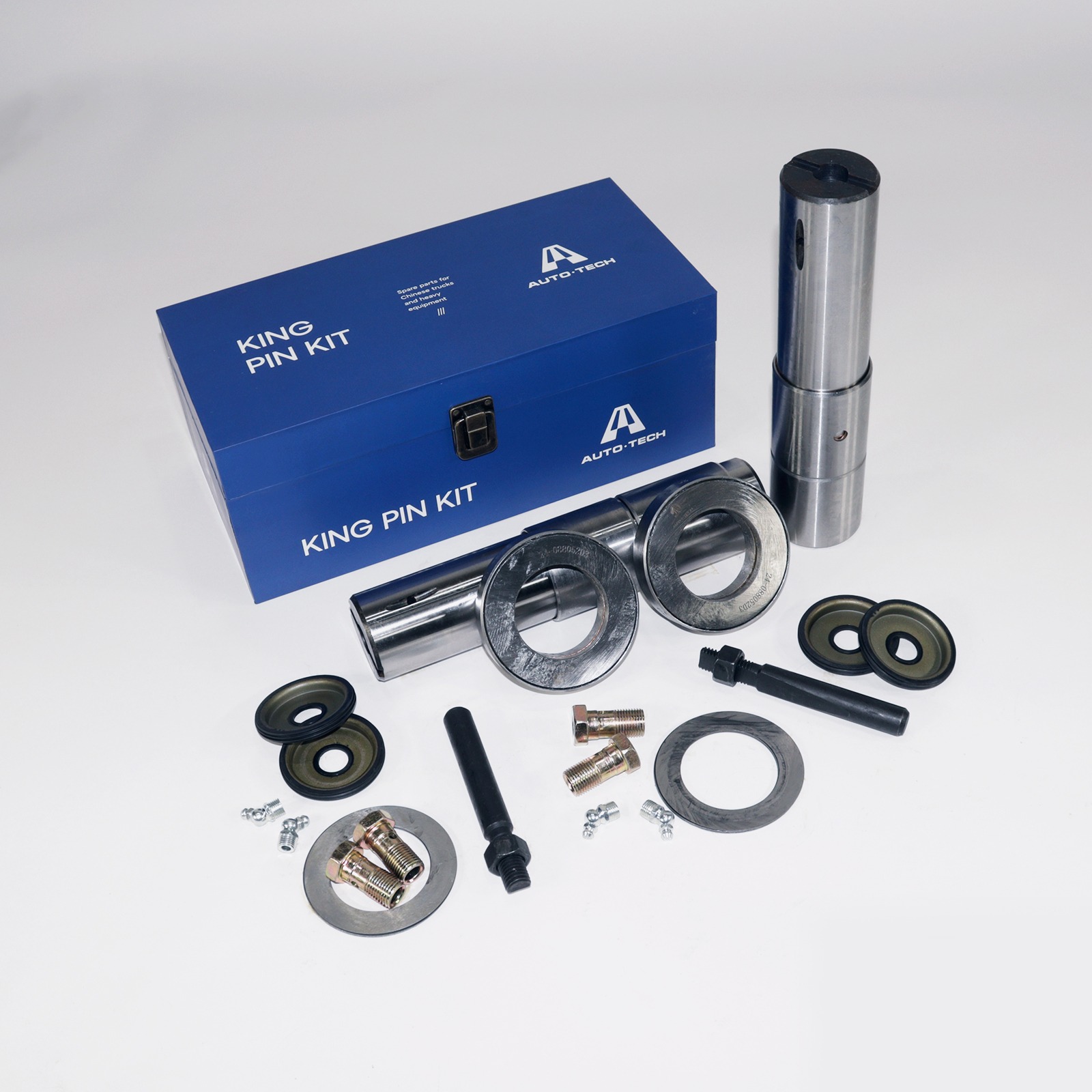 Шкворень полный комплект Dong Feng D=52/L=248 AVTO-TECH (QUALITY ORIGINAL)