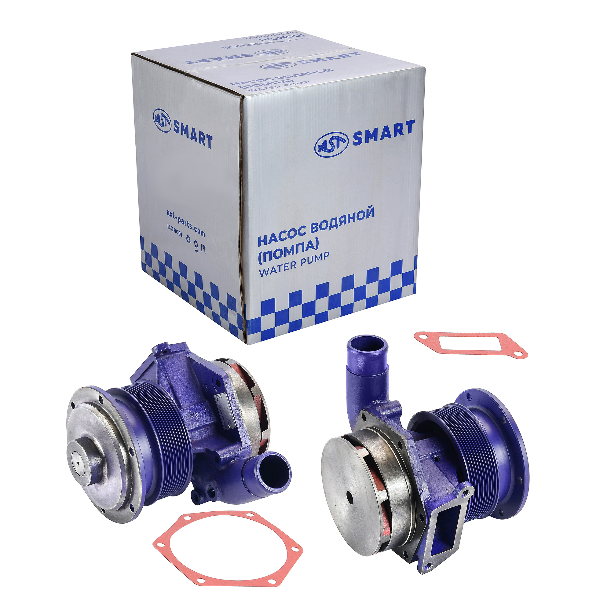 Насос водяной (помпа) WP10.336E53 SHAANXI X3000/JAC N350 (10PK) (AST0461028/1000402861) AST Smart