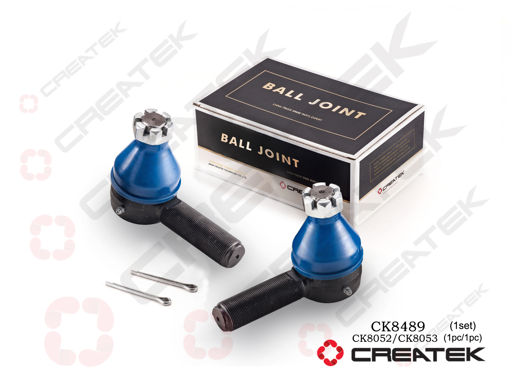 Наконечник рул. тяги лев.+ пр.  под конус d27mm CREATEK