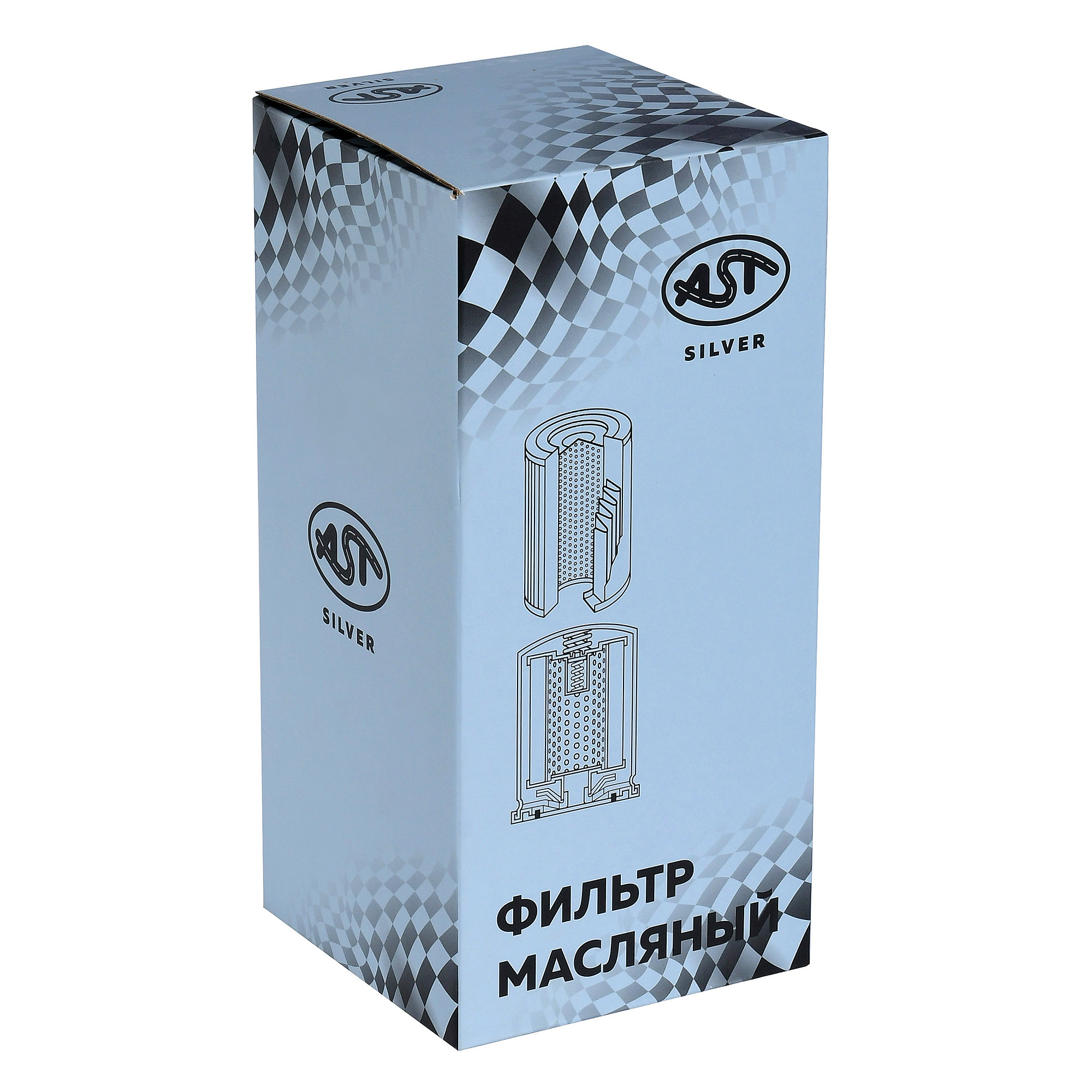Фильтр масляный DONG FENG GX/FOTON 4180/JAC K7/КАМАЗ-6580 ISG12/ISG14 E6 (AST1620/LF17500/LF17559/LF17526/3694660/LF14003NN/C5465813/3694654) Silver