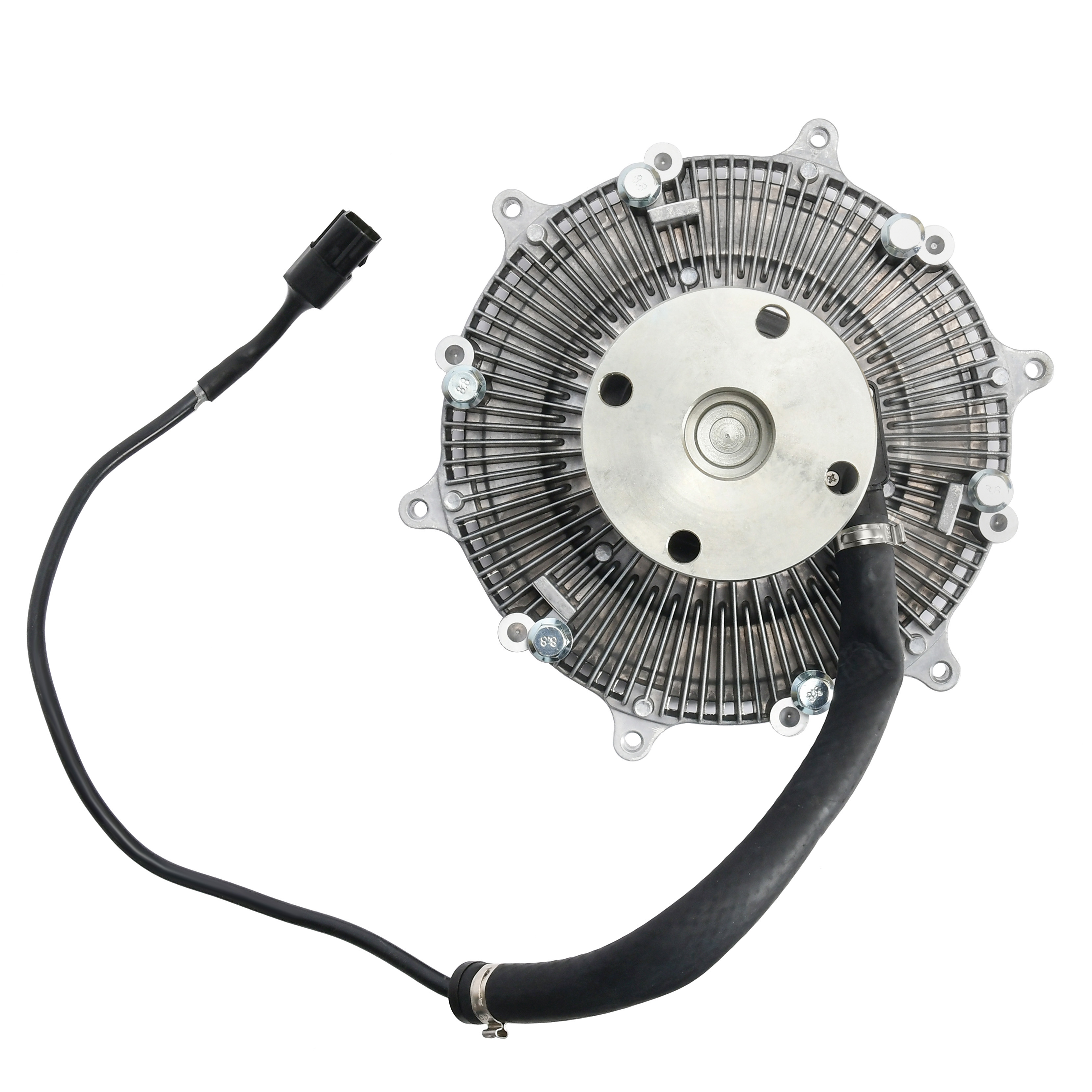 Муфта вентилятора FAW J7 CA6DM3-55E53 электрическая (AST1093/1313010-2000-C00/E) OEM AST Silver