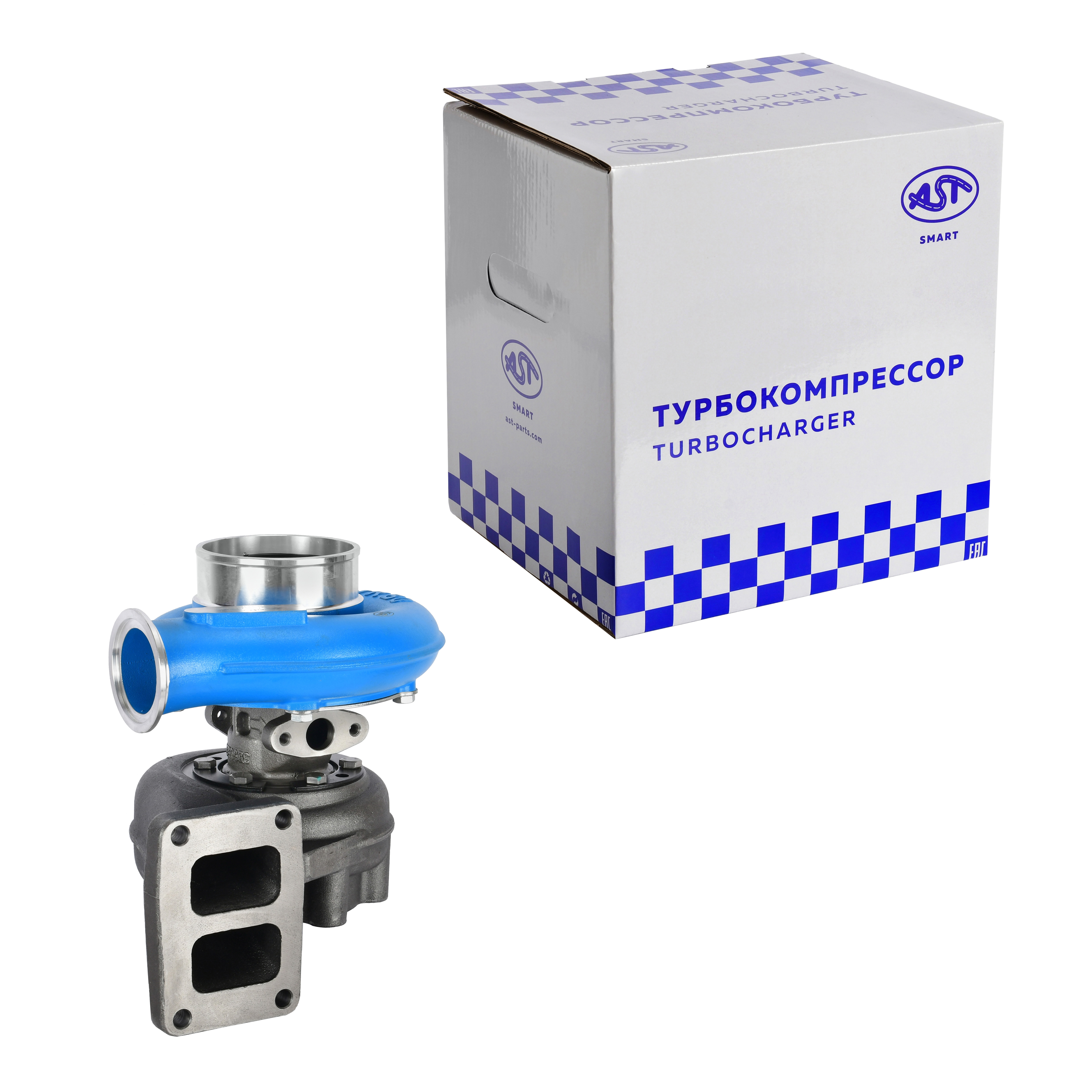 Турбина WD615 HOWO под фланец (AST1498/VG1560118227)  AST Smart