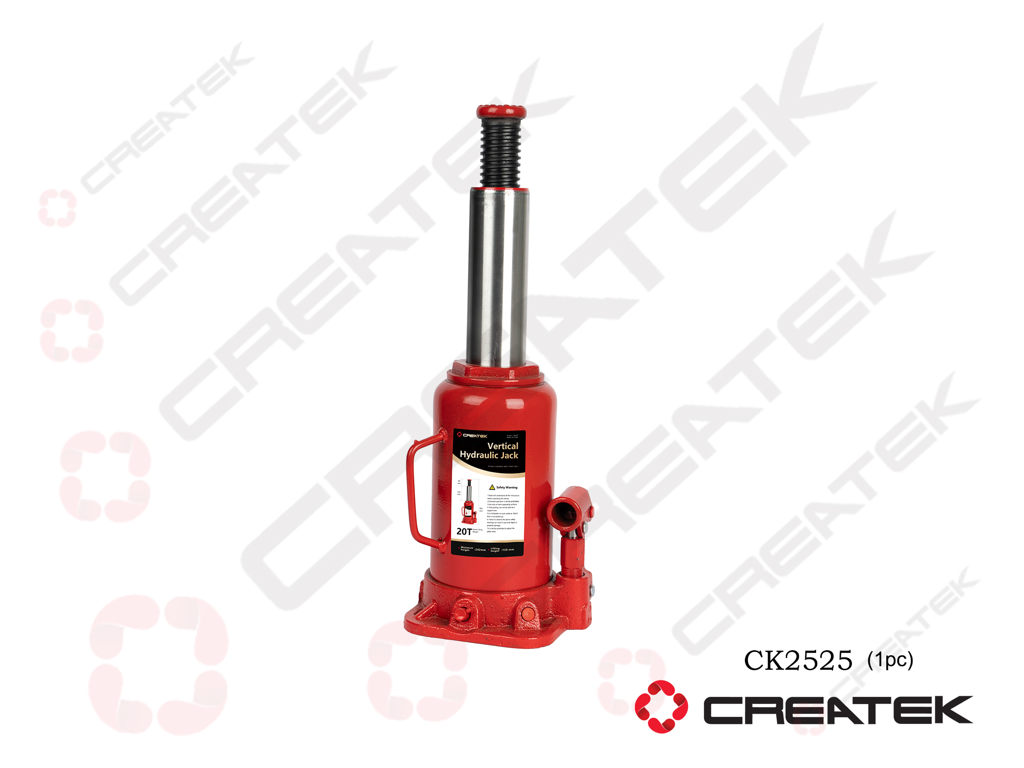 Домкрат 20Т CREATEK