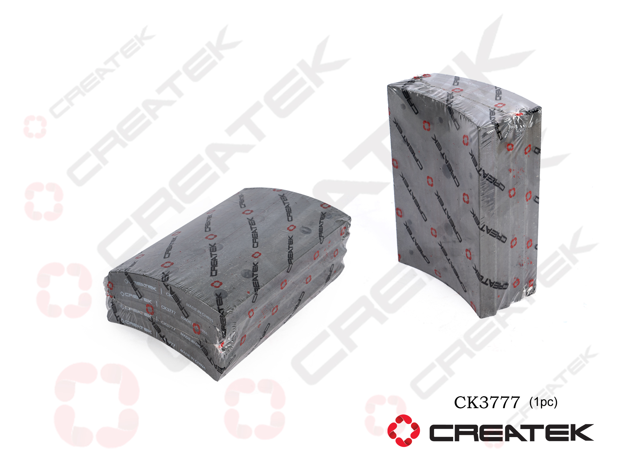 Накладка тормозная задняя 12 отв. верхняя FAWJ6 CREATEK