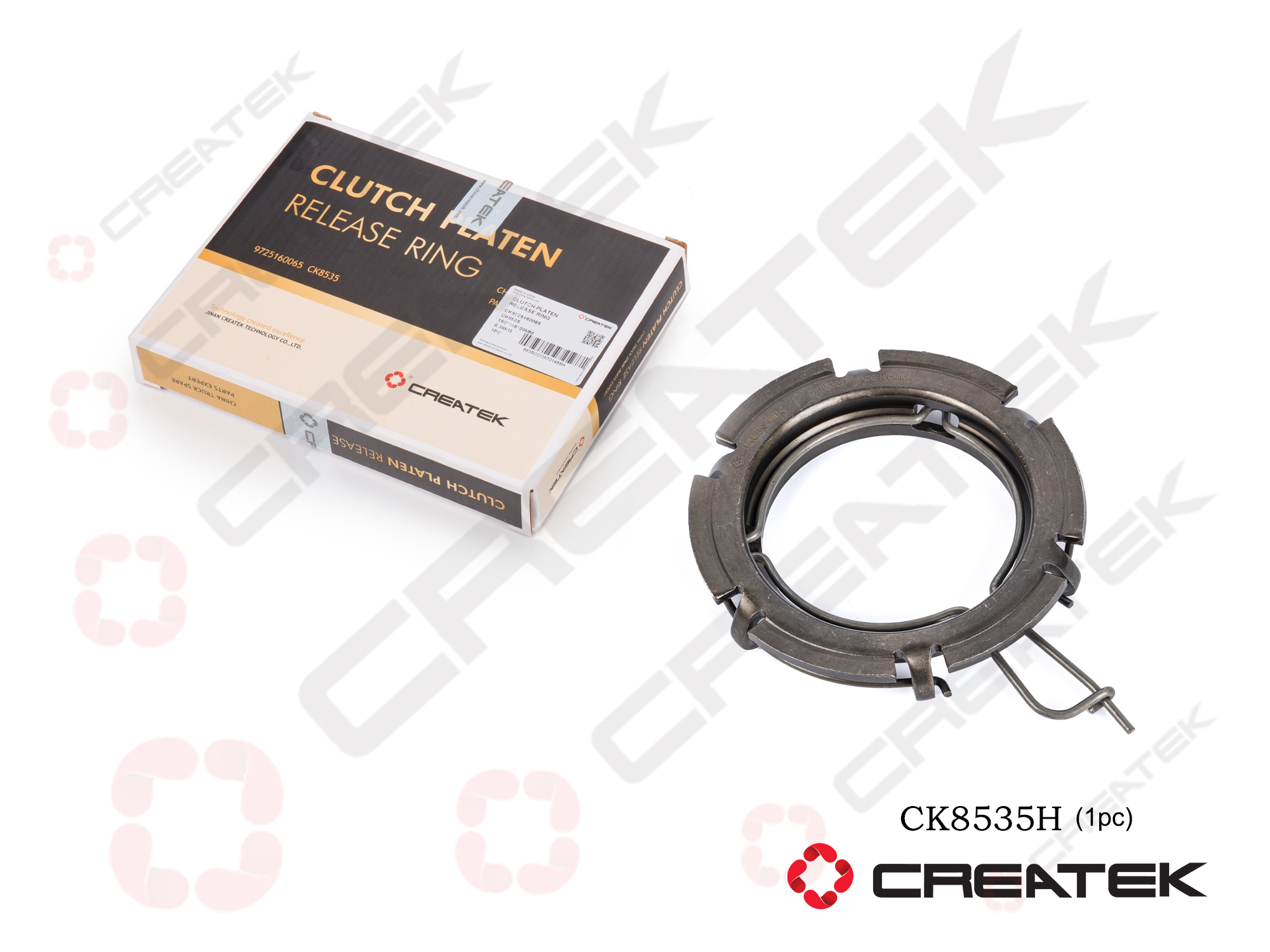 Кольцо упорное корзины сцепления d-430mm 6 стопоров CREATEK