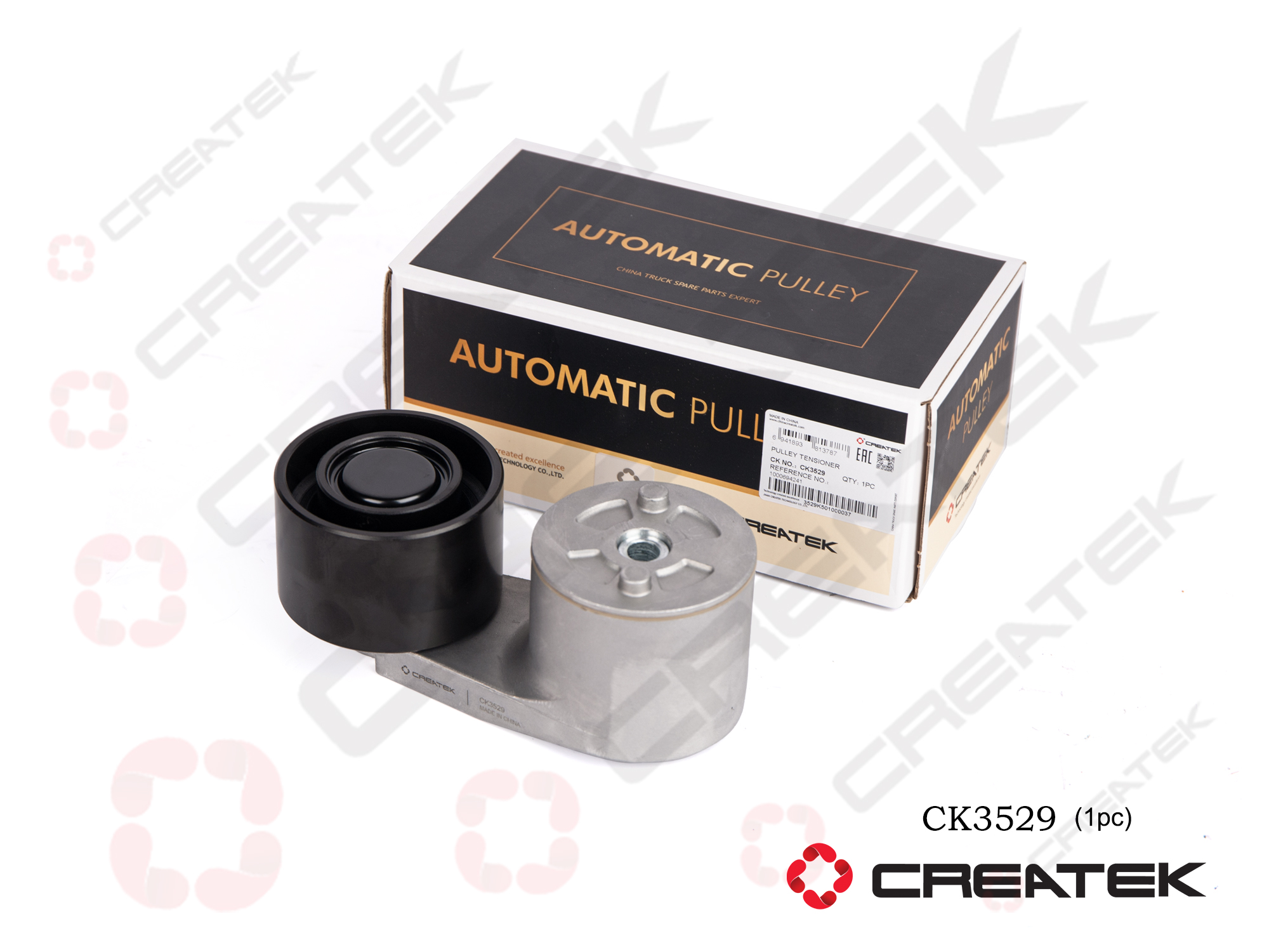 Ролик натяжной широкий WP-13 CREATEK