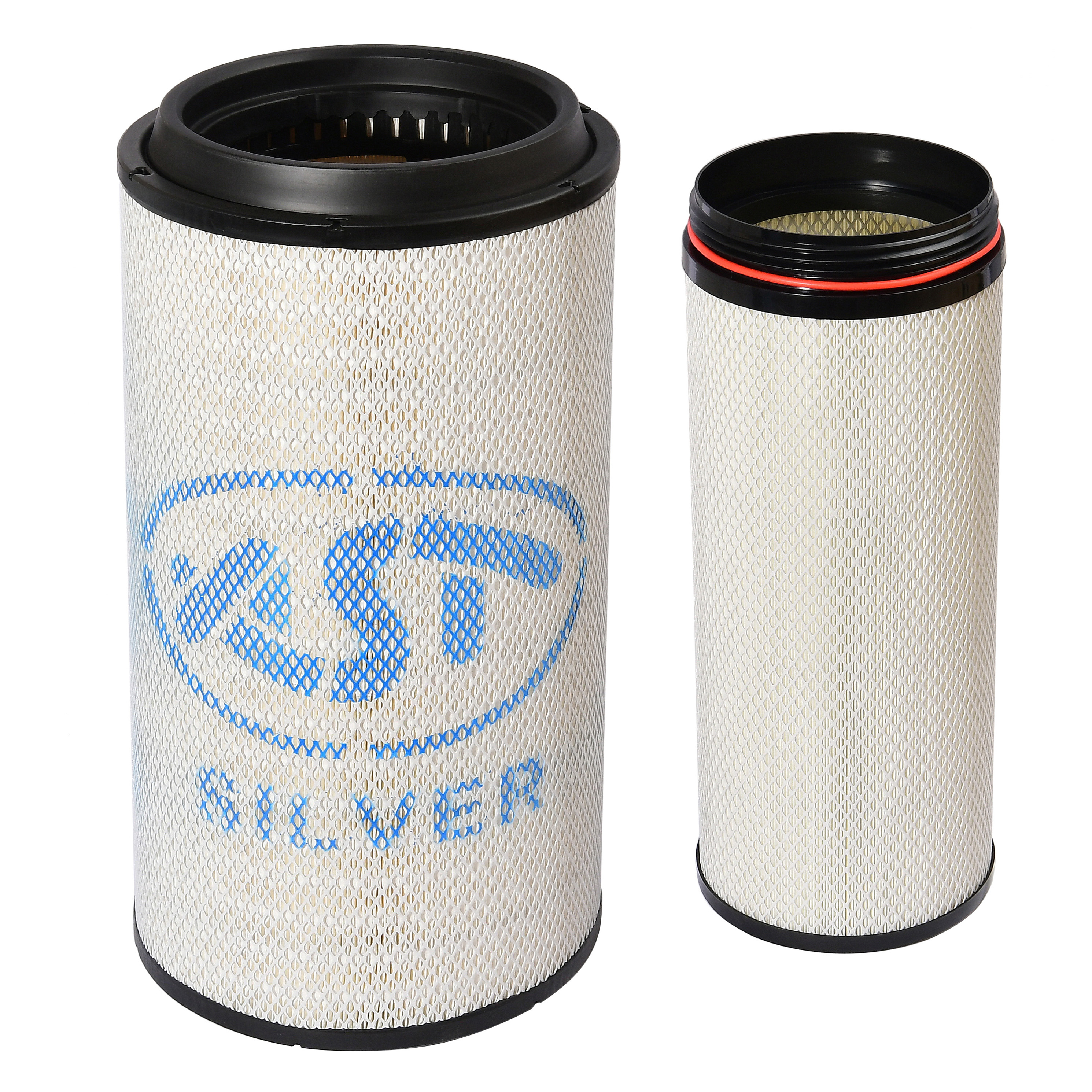 Фильтр воздушный 2751 SHAANXI X6000 (к-кт) (AST1583/BLDZ9X259190121/DZ9X259190121/DZ9X259190131) AST Silver