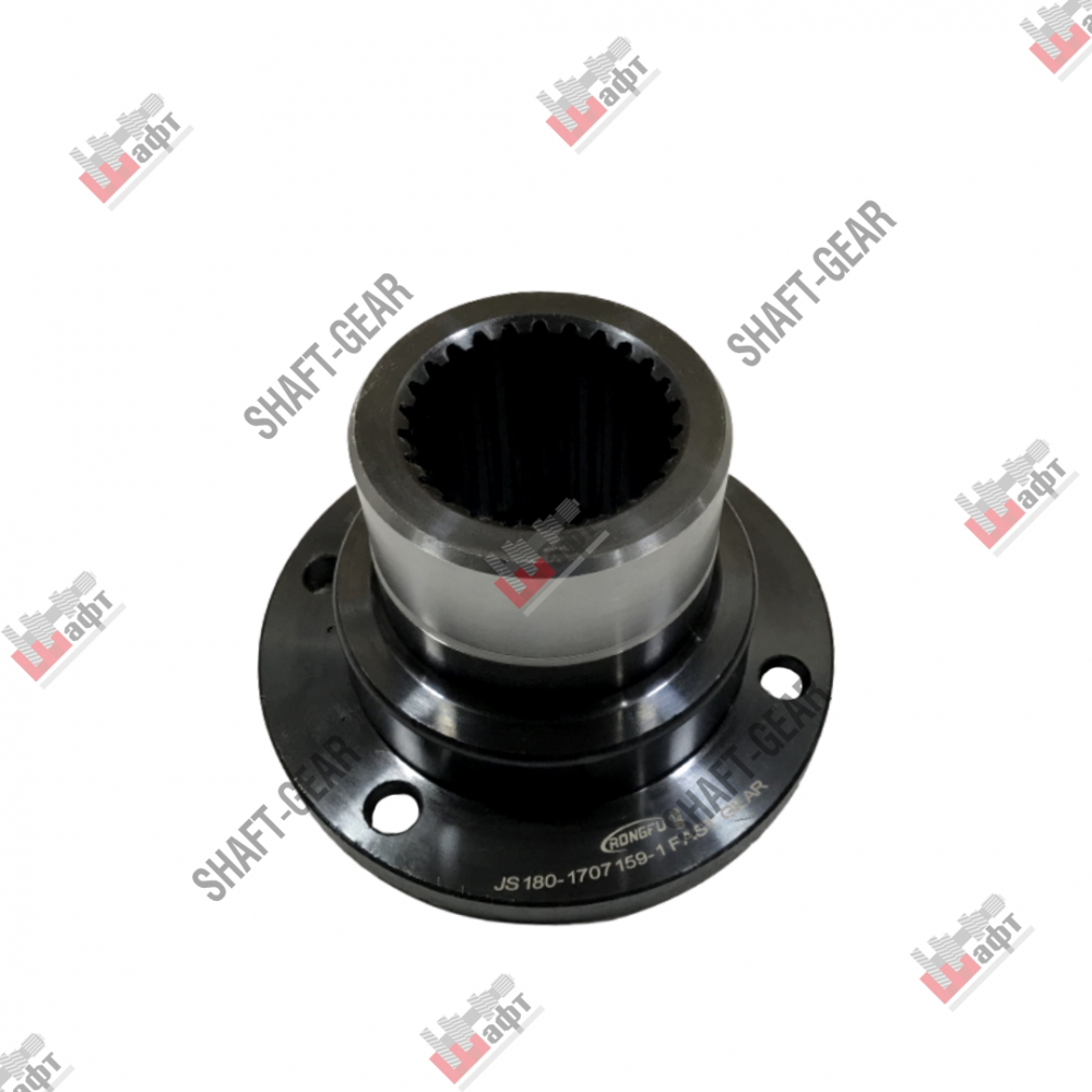 Фланец КПП D=180mm ( 4 отв.,26 з.высота 110мм, внут d=63) (RT-11509C,JS180)