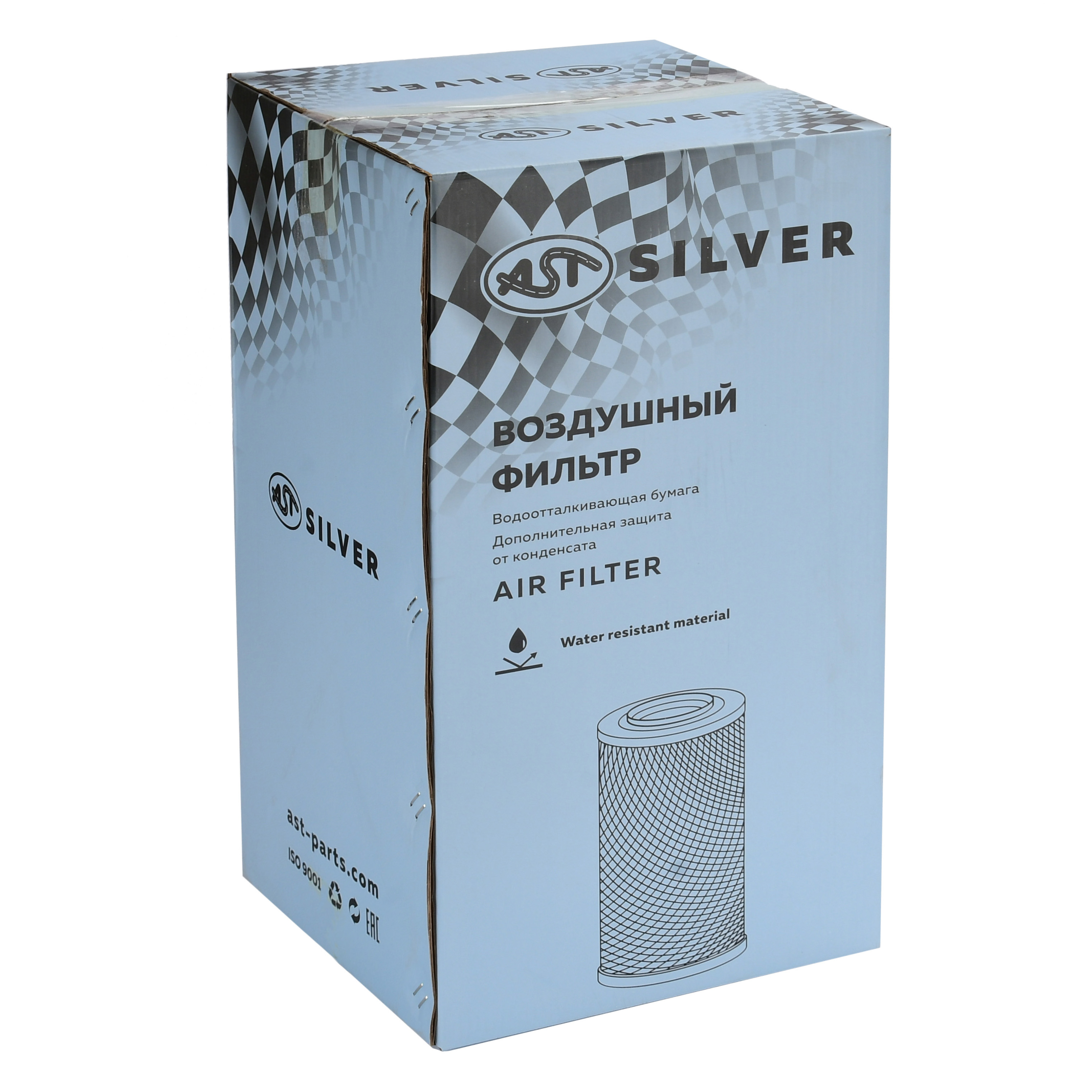 Фильтр воздушный 2845 FAW J6 (к-кт) н/о (AST1588/1109070-76A/1109060-50V) AST Silver