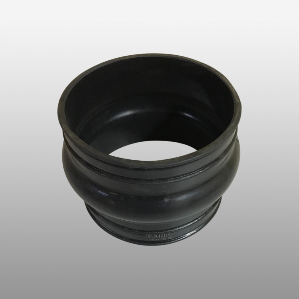 Патрубок воздухозаборника гофрированный SHAANXI D=160 d=150 H=120 F3000/X3000/X6000 QINYAN (20002962/DZ9112190336)