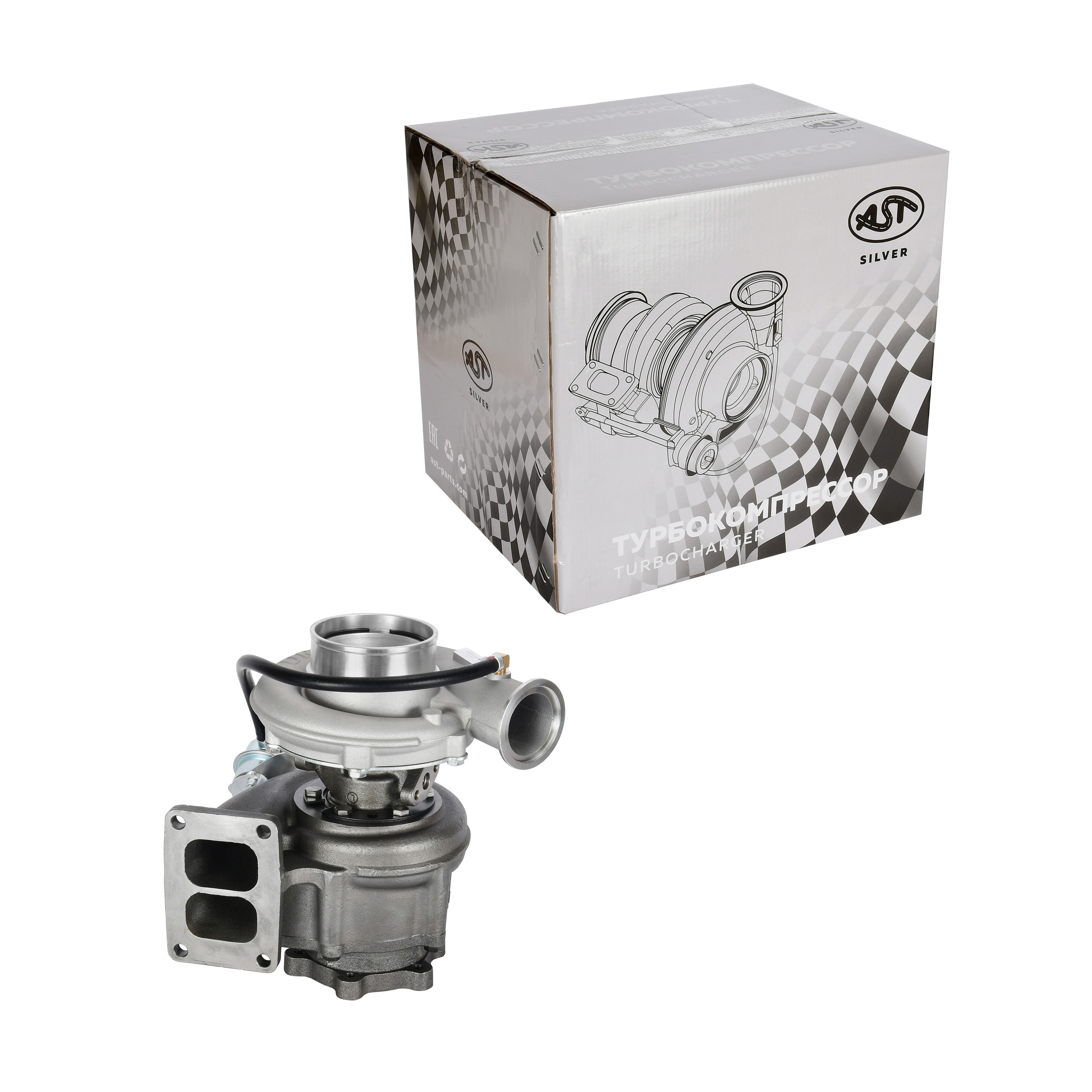 Турбина  WP10 Е4 под фланец (AST1505/612601111012) AST Silver
