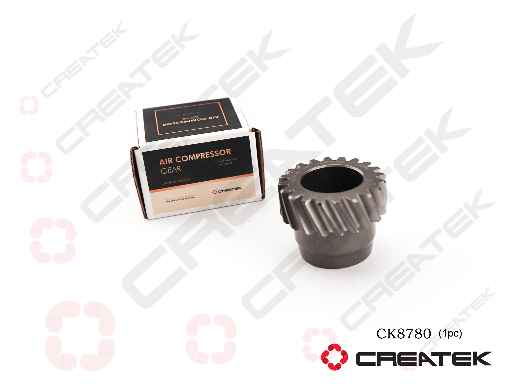 Шестерня компрессора H-51mm h-(Зуба)22,5 конус 33-27 Z-20 CREATEK