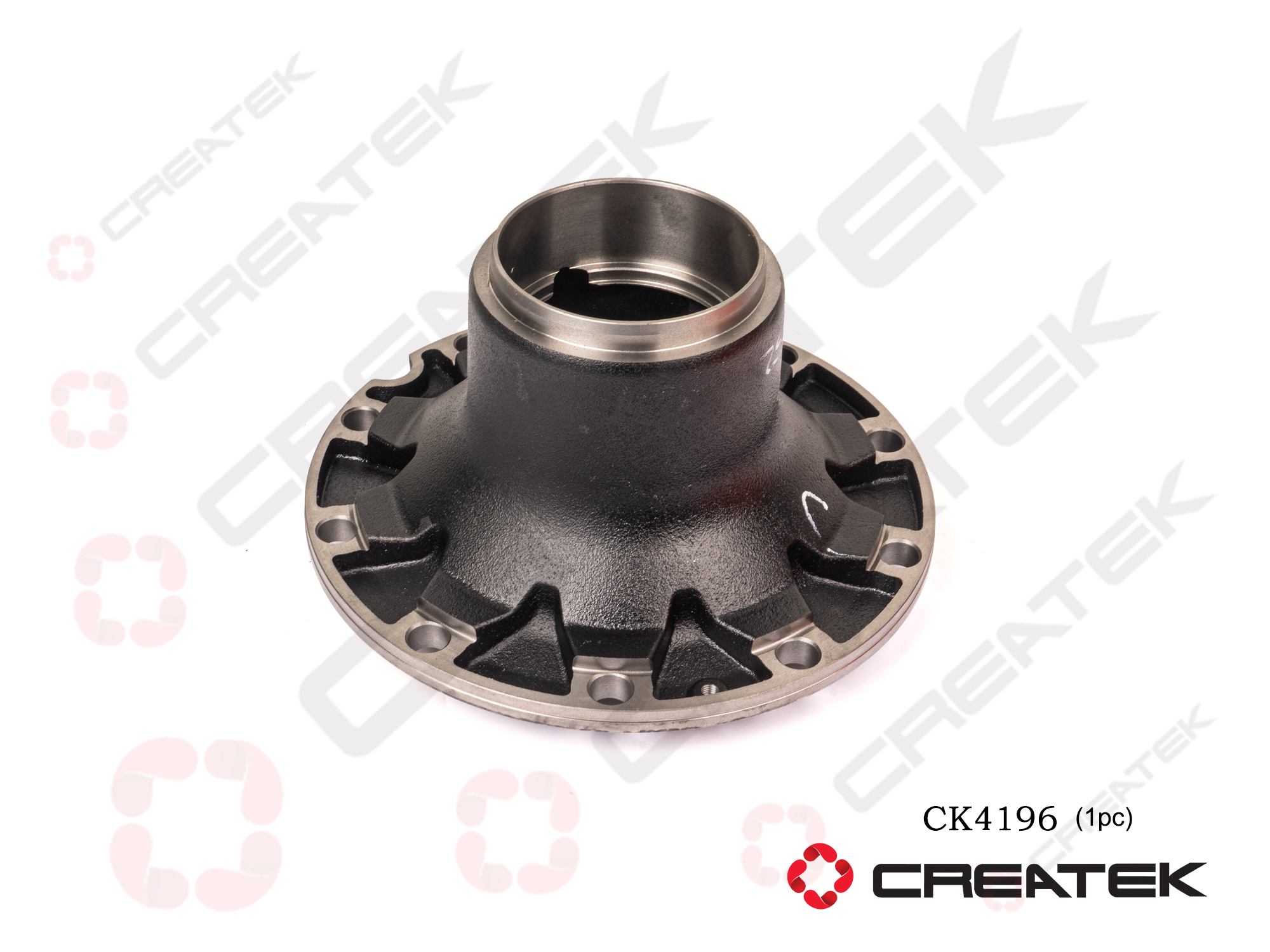 Ступица передняя SHAANXI F3000/X3000/КАМАЗ (ось 9,5т) MAN CREATEK