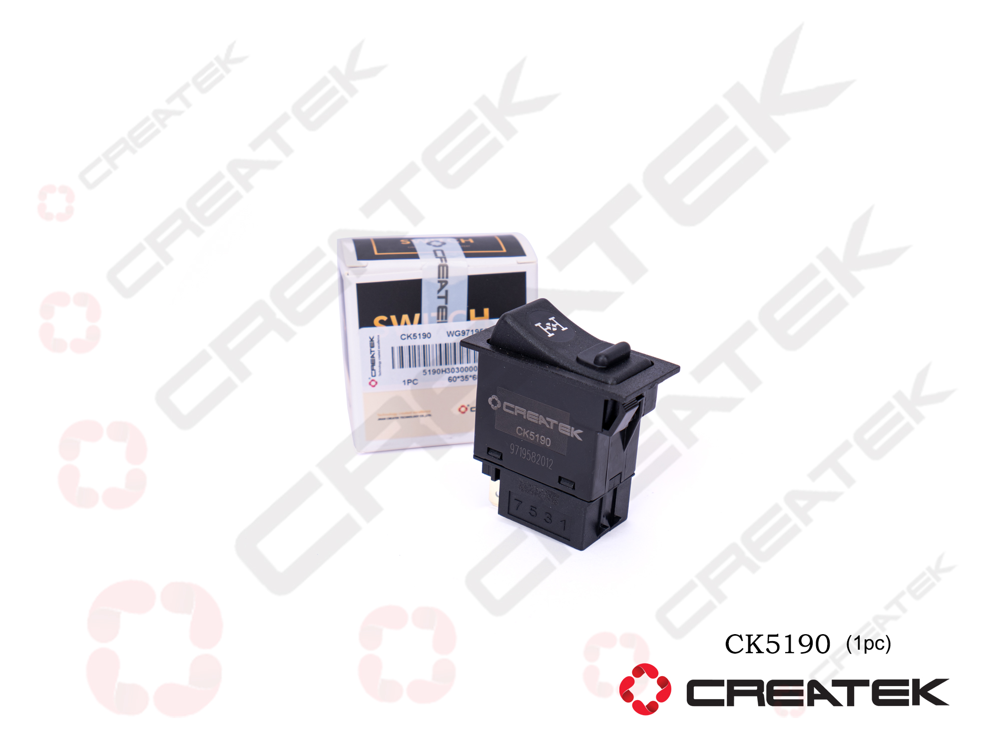 Клавиша межосевой блокировки CREATEK