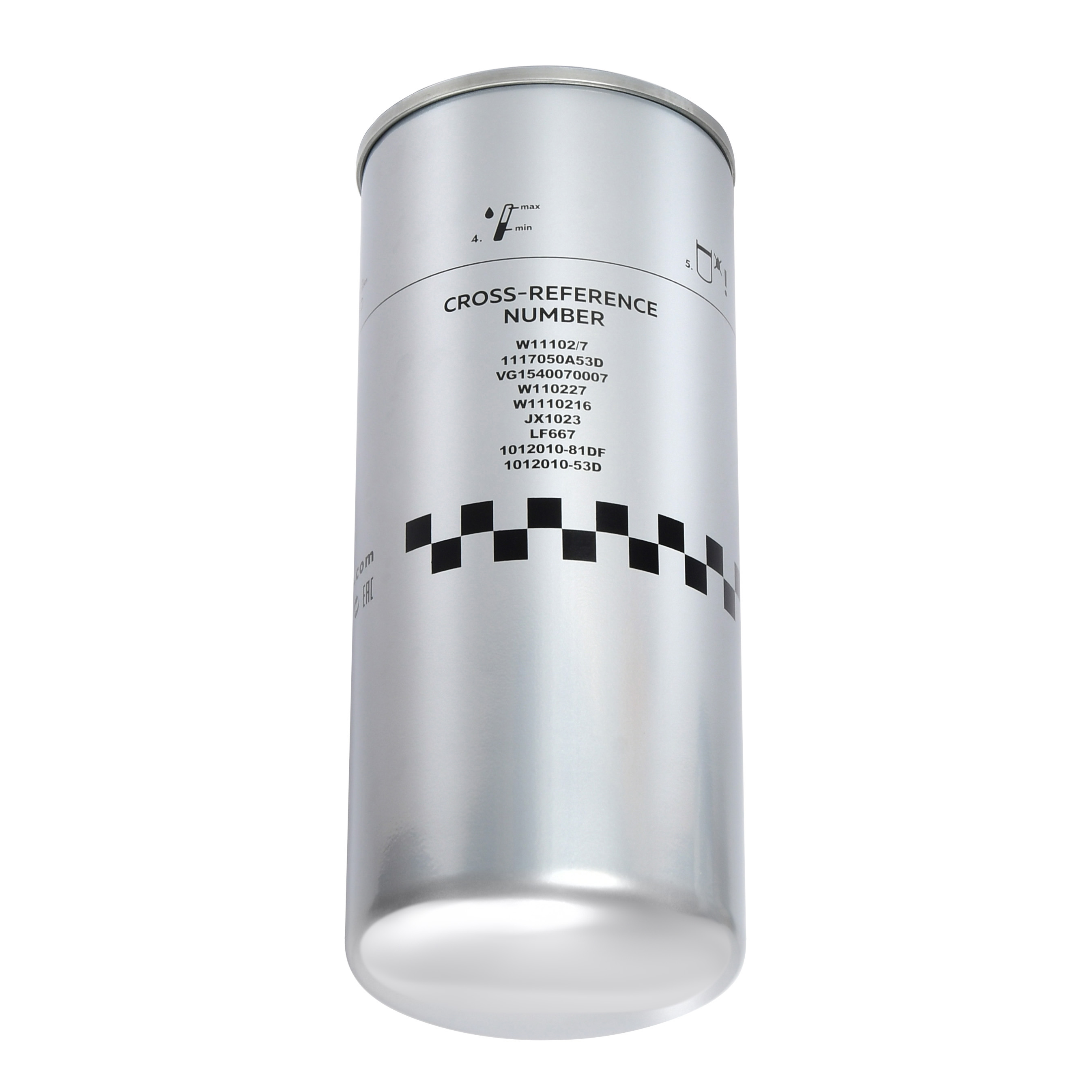 Фильтр масляный JX1023 FAW J6 CA6DM2 (AST1631/W110227/W1110216/JX1023/LF667/1012010-81DF/1012010-53D) AST Silver
