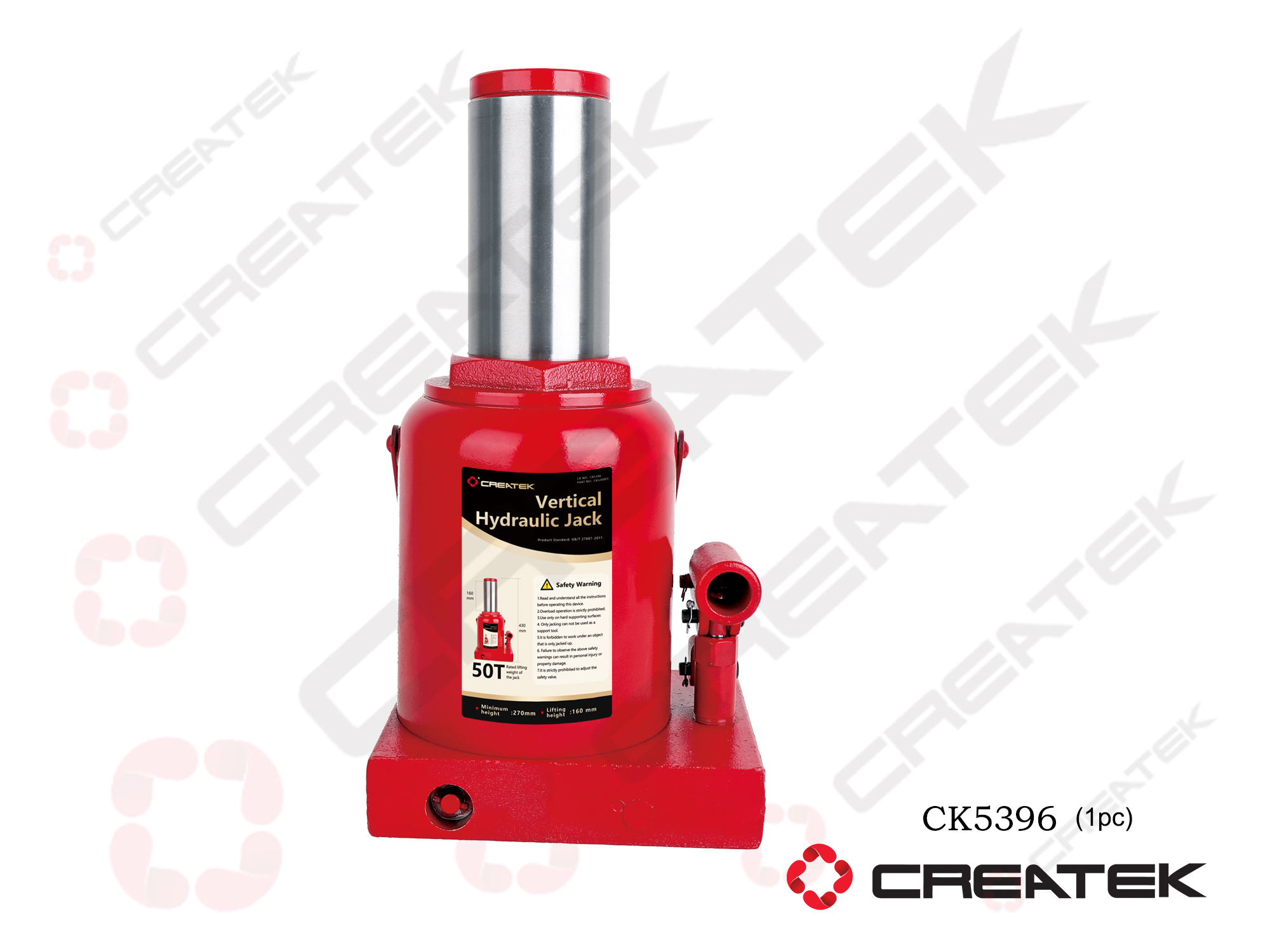 Домкрат 50T CREATEK