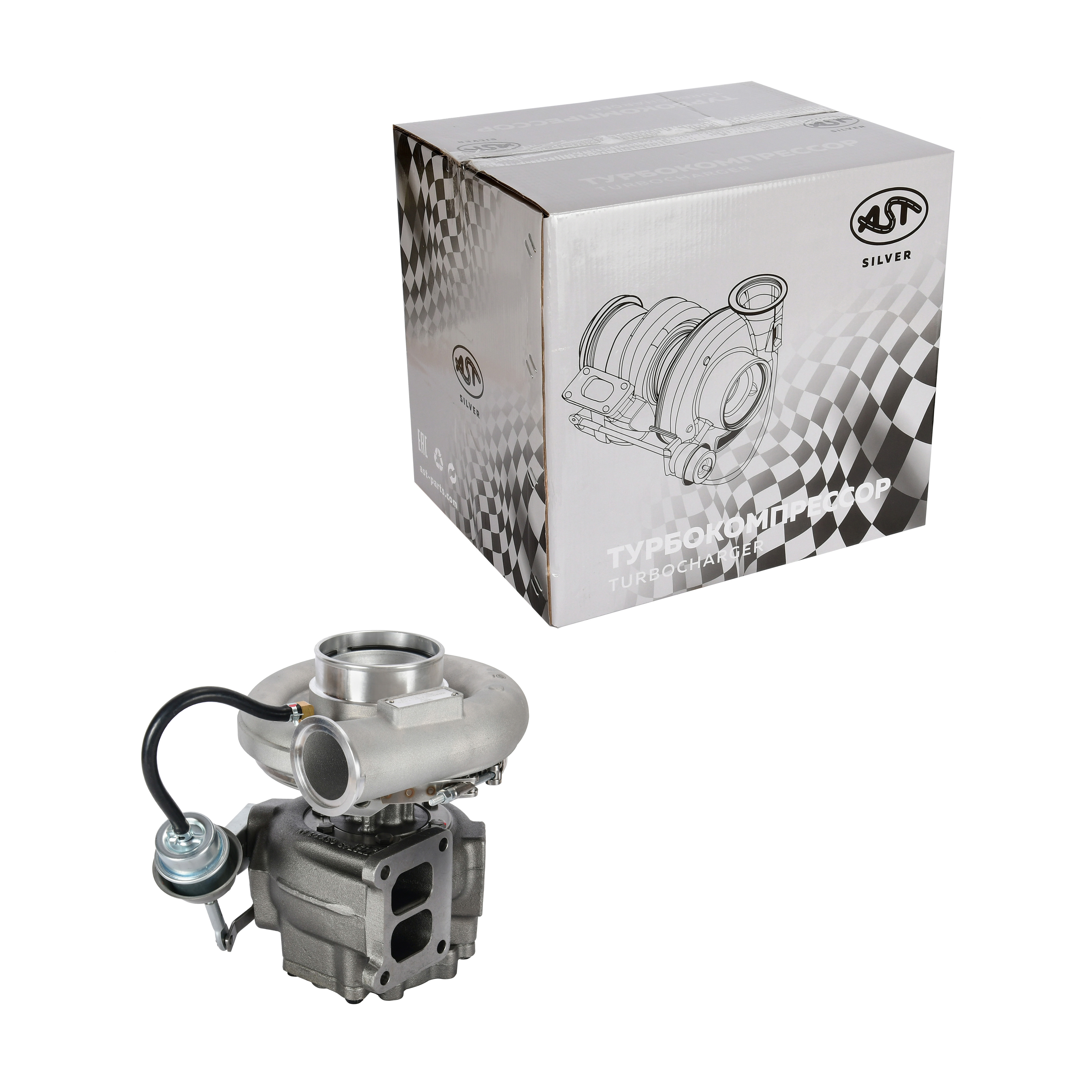 Турбина  MC13 HOWO T5G (AST1490/202V09100-7826) AST Silver