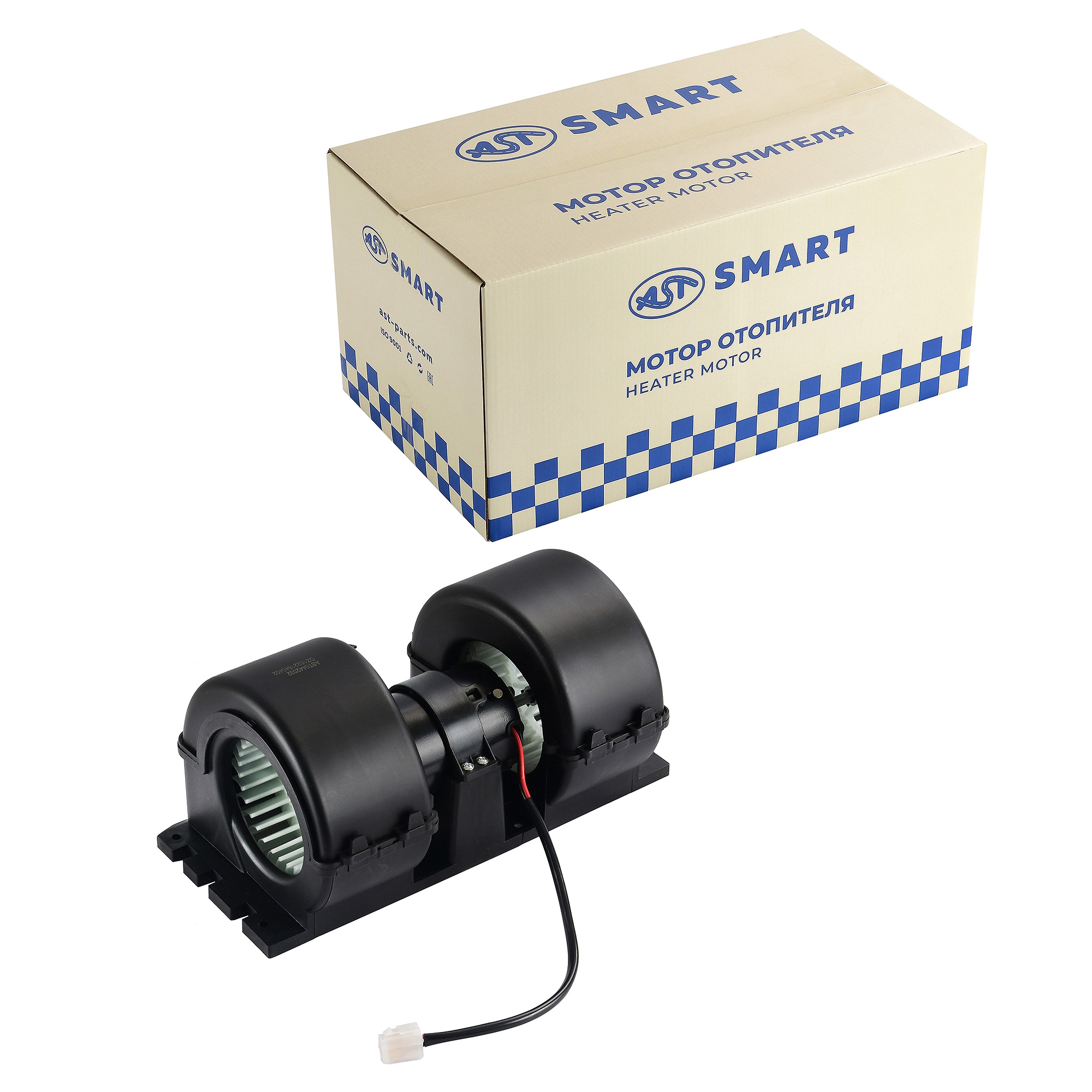 Мотор отопителя SHAANXI X3000 (24v) (AST0442032/DZ15221840402)  AST Smart