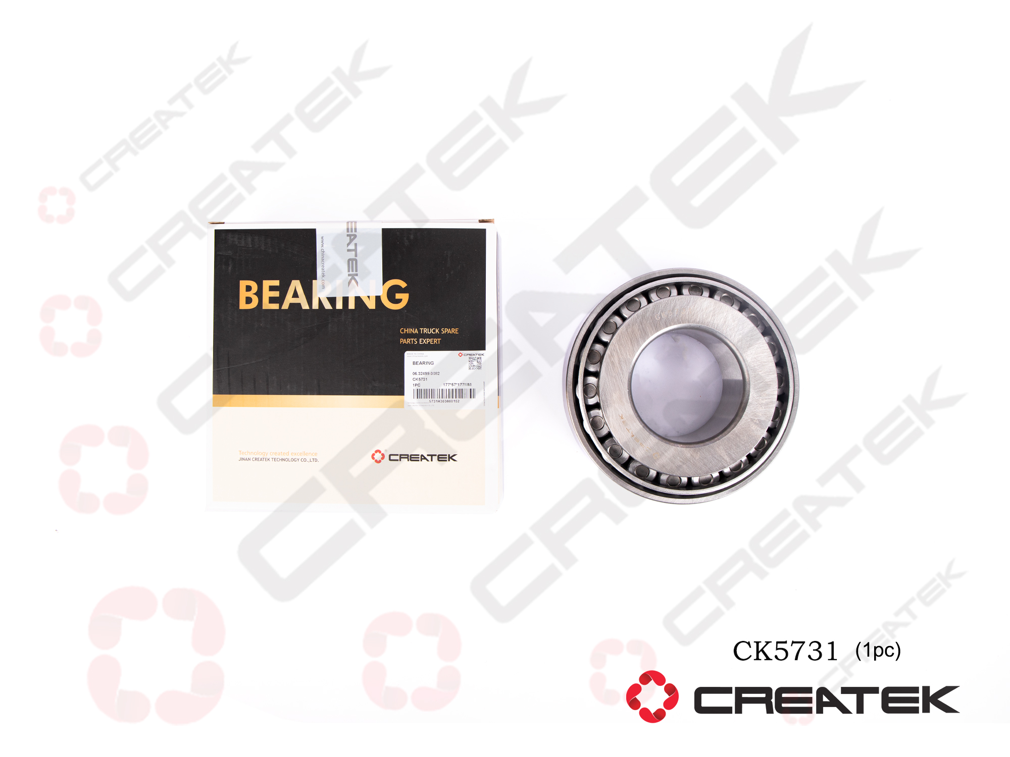Подшипник конический роликовый 32314B CREATEK
