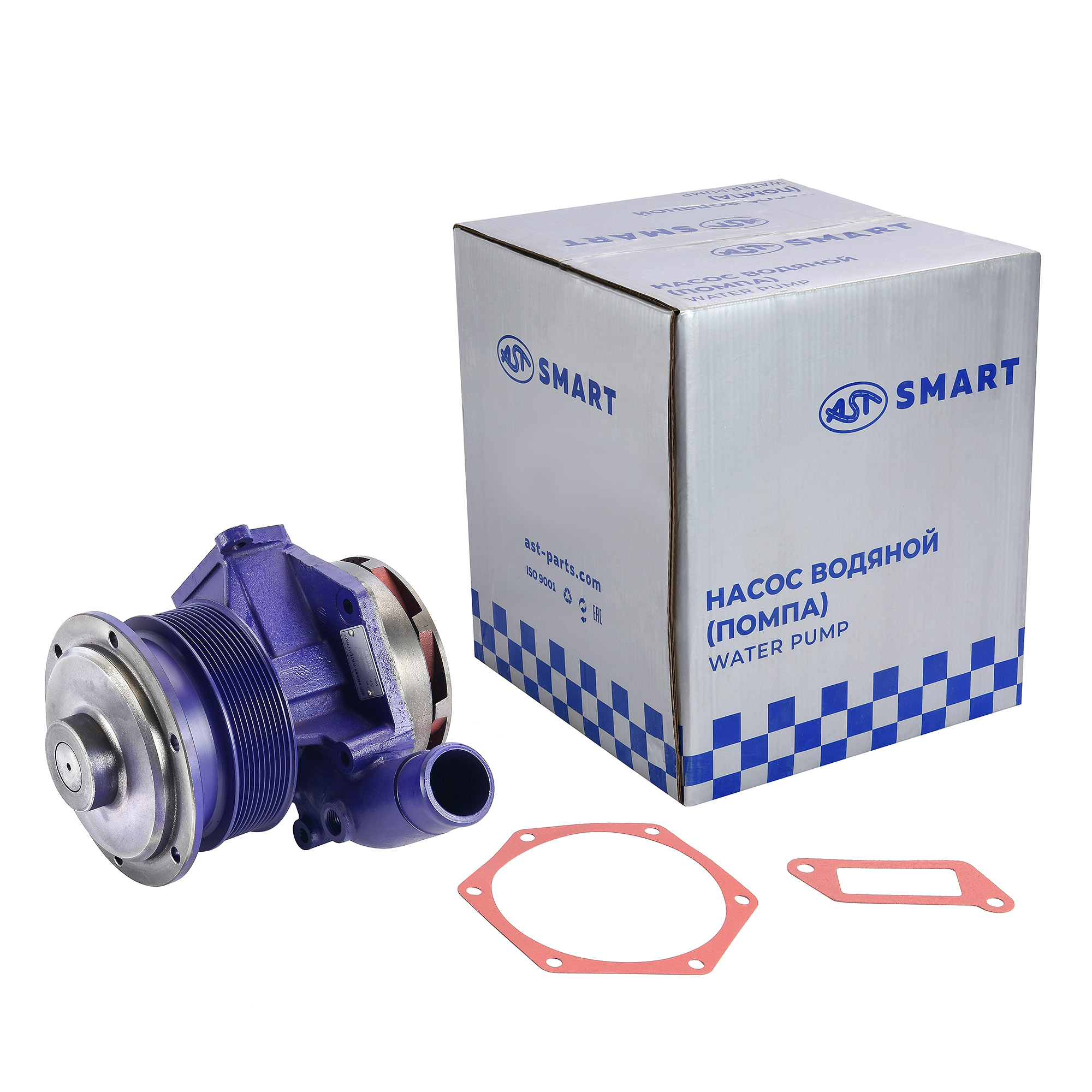 Насос водяной (помпа) WP10.336E53 SHAANXI X3000/JAC N350 (10PK) (AST0461028/1000402861) AST Smart