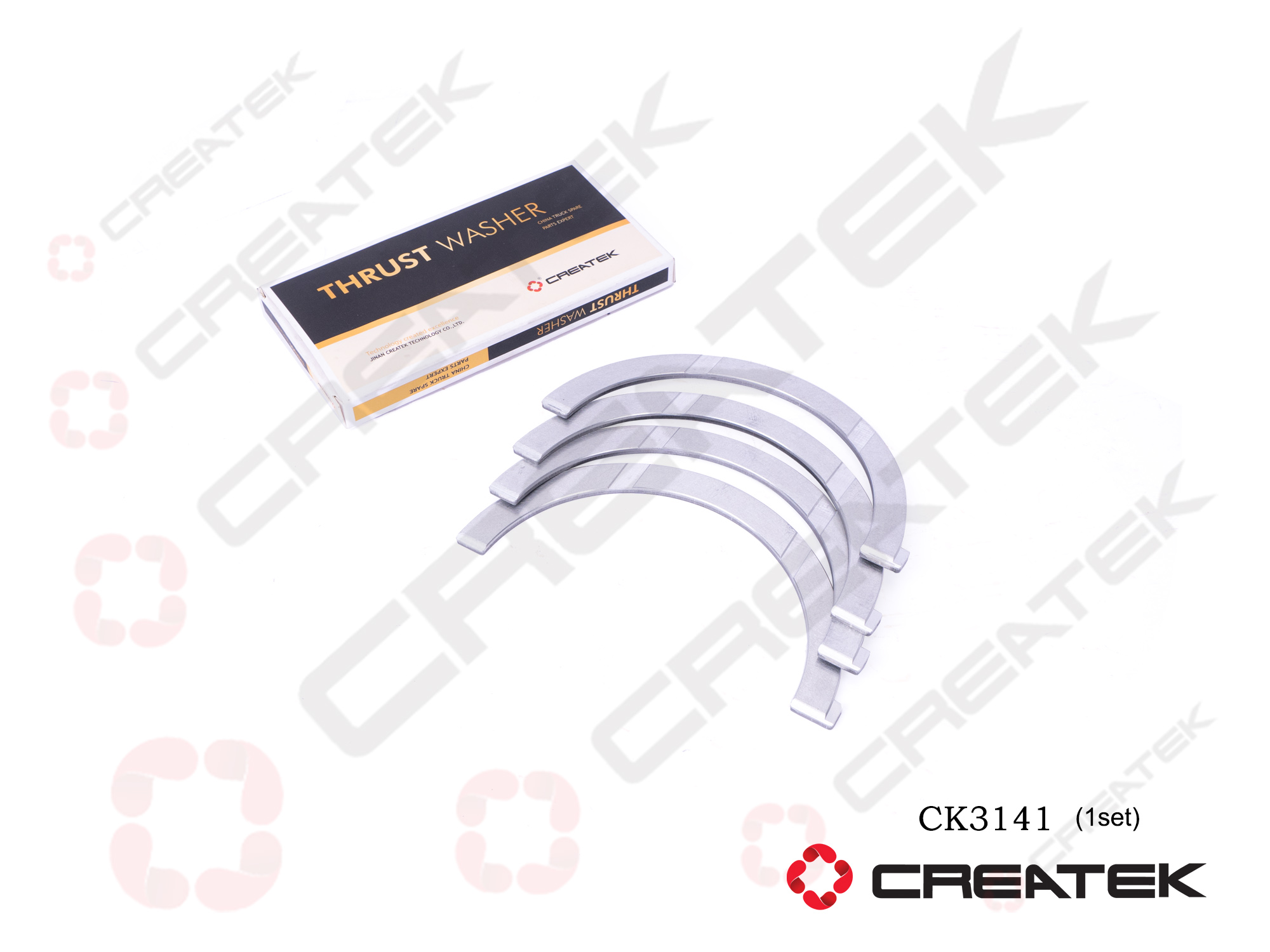 Полукольца коленвала FAW J6 4180 4250 CREATEK