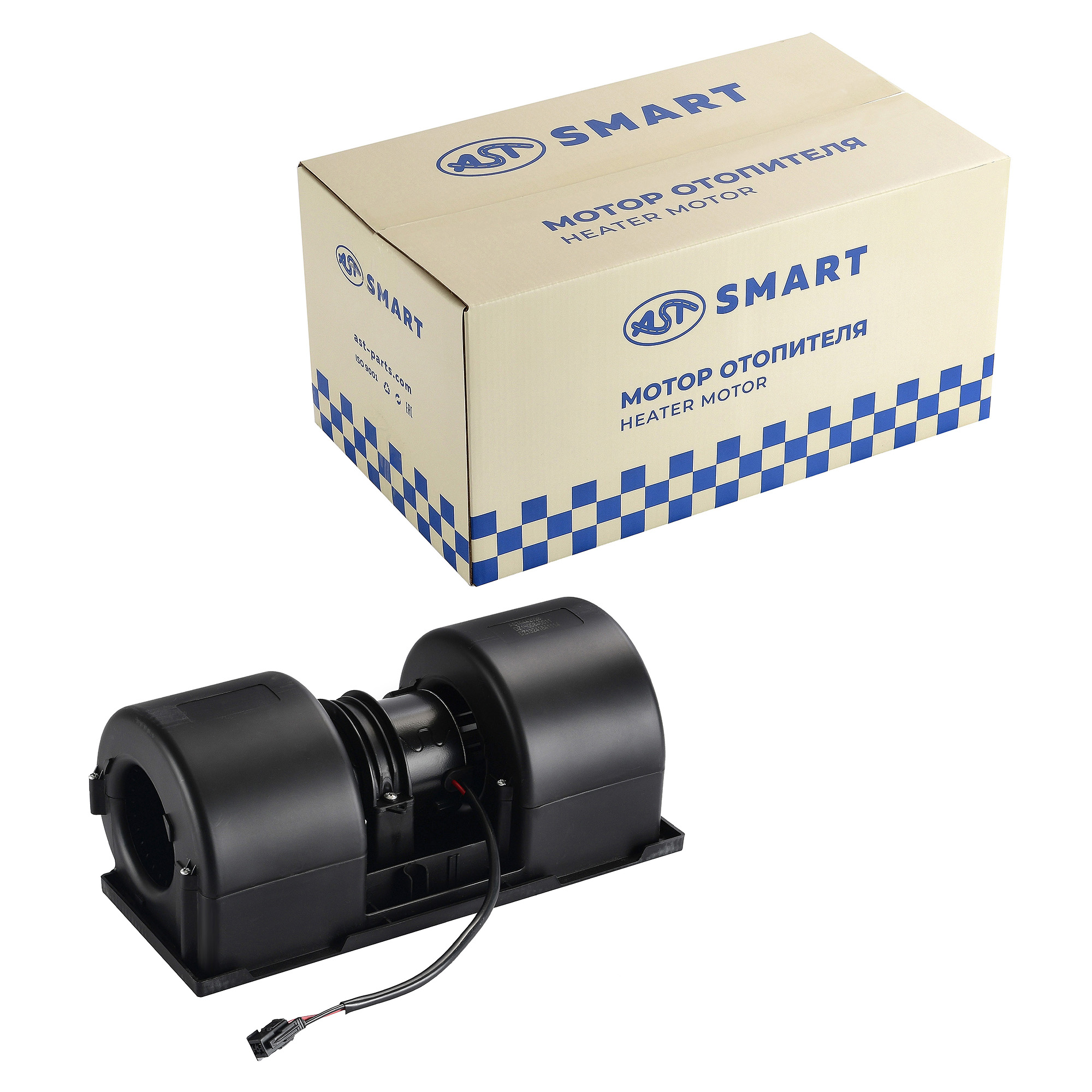 Мотор отопителя SHAANXI F3000 (24v)  (AST0442028/DZ1600840011/DZ13241841114) AST Smart