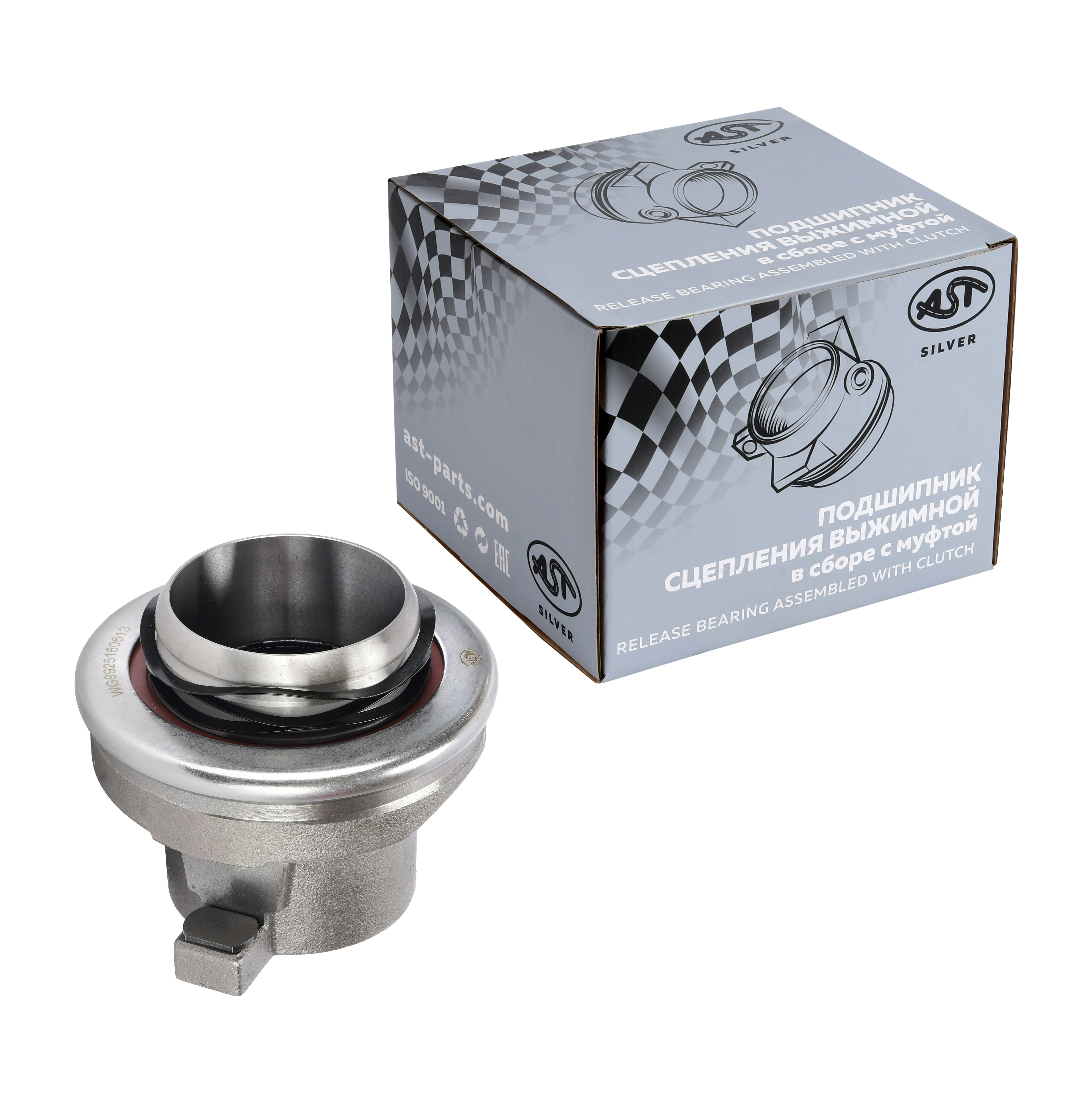 Подшипник выжимной HOWO T5G/C7H/MC11/MC13 94 мм. 5460613 (AST1147/WG9725160560/WG9925160613) OEM AST Silver