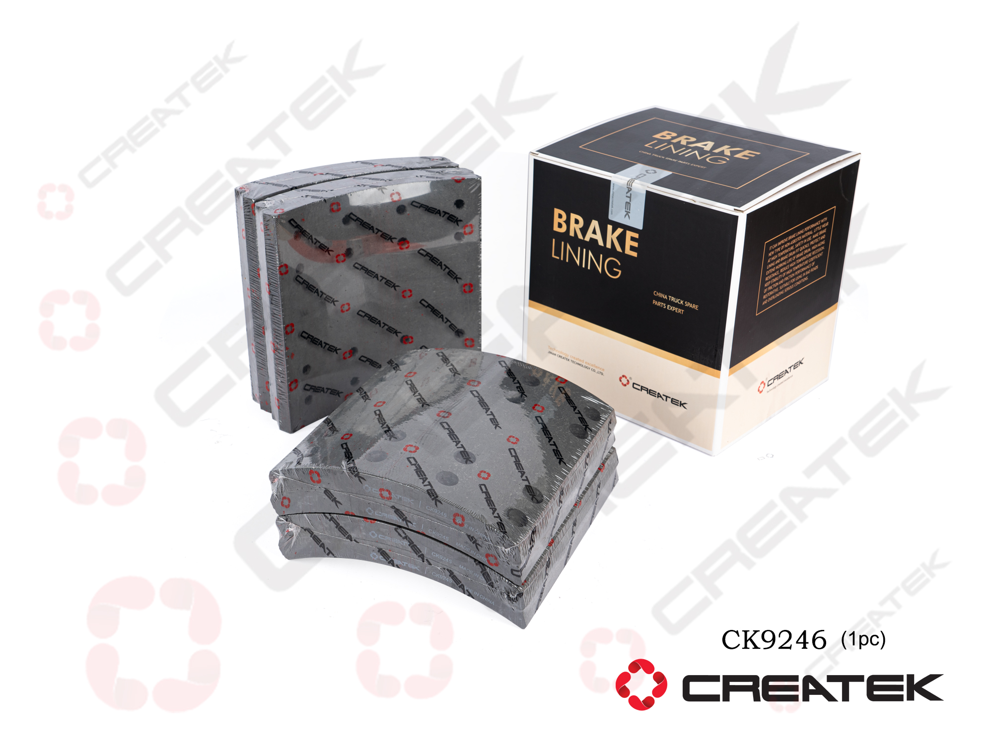 Накладка тормозная 16 отверстий CREATEK