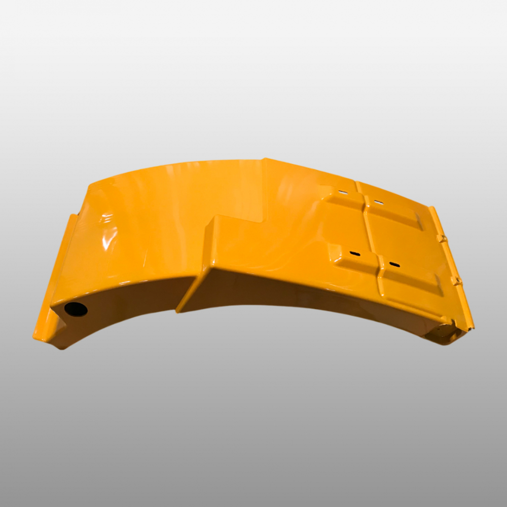 Брызговик SHAANXI F3000/X3000 задний левый (ОРАНЖЕВЫЙ) (DZ13241230413)