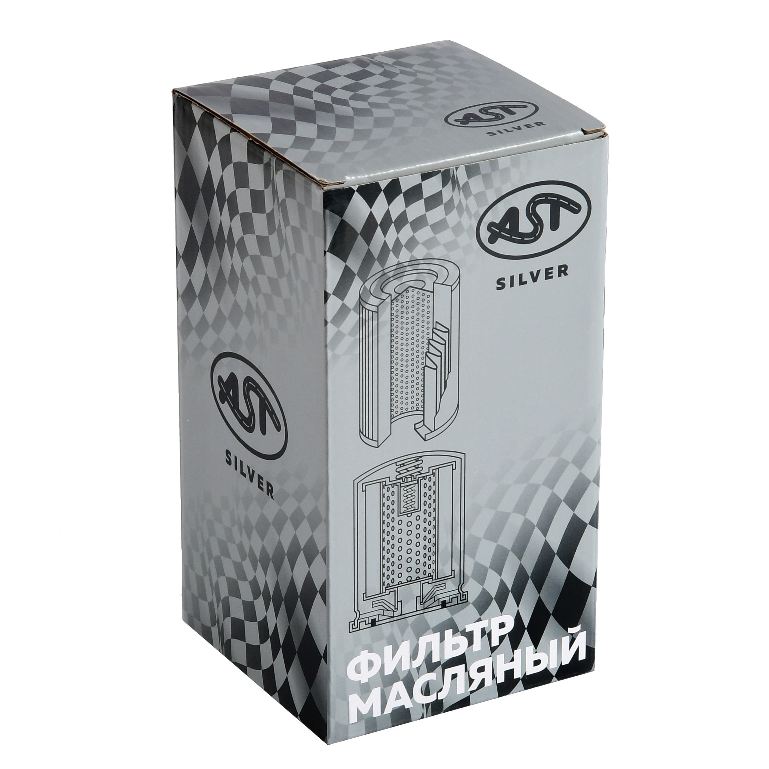 Фильтр масляный FAW J5/J6 DL H=170 M22x2 (AST1627/JX0811A/JX0814/1012010-36D) AST Silver