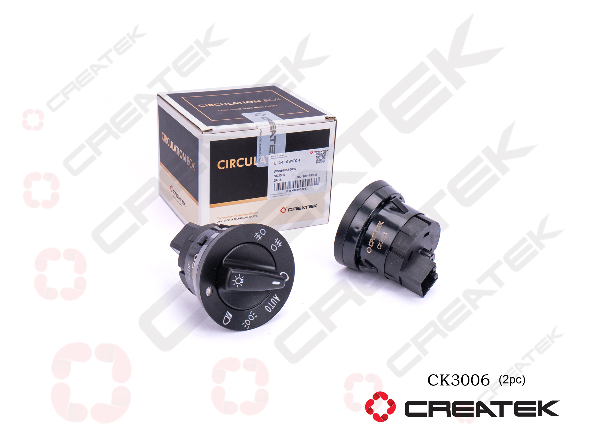 Переключатель света комбинированный HOWO HOWO-T5G/T7H CREATEK