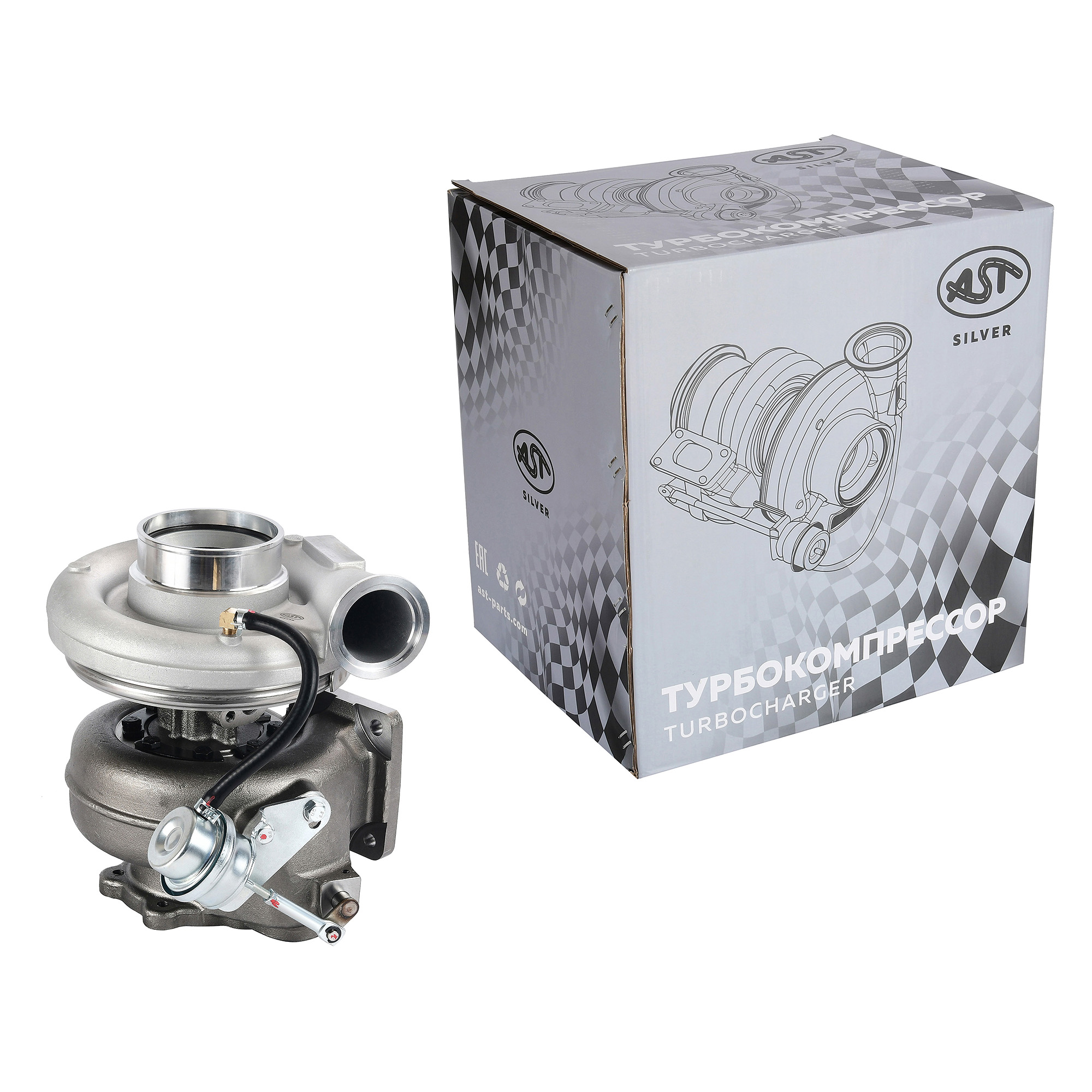 Турбина  MC13 HOWO T5G/C7H (AST1492/202V09100-7830) AST Silver