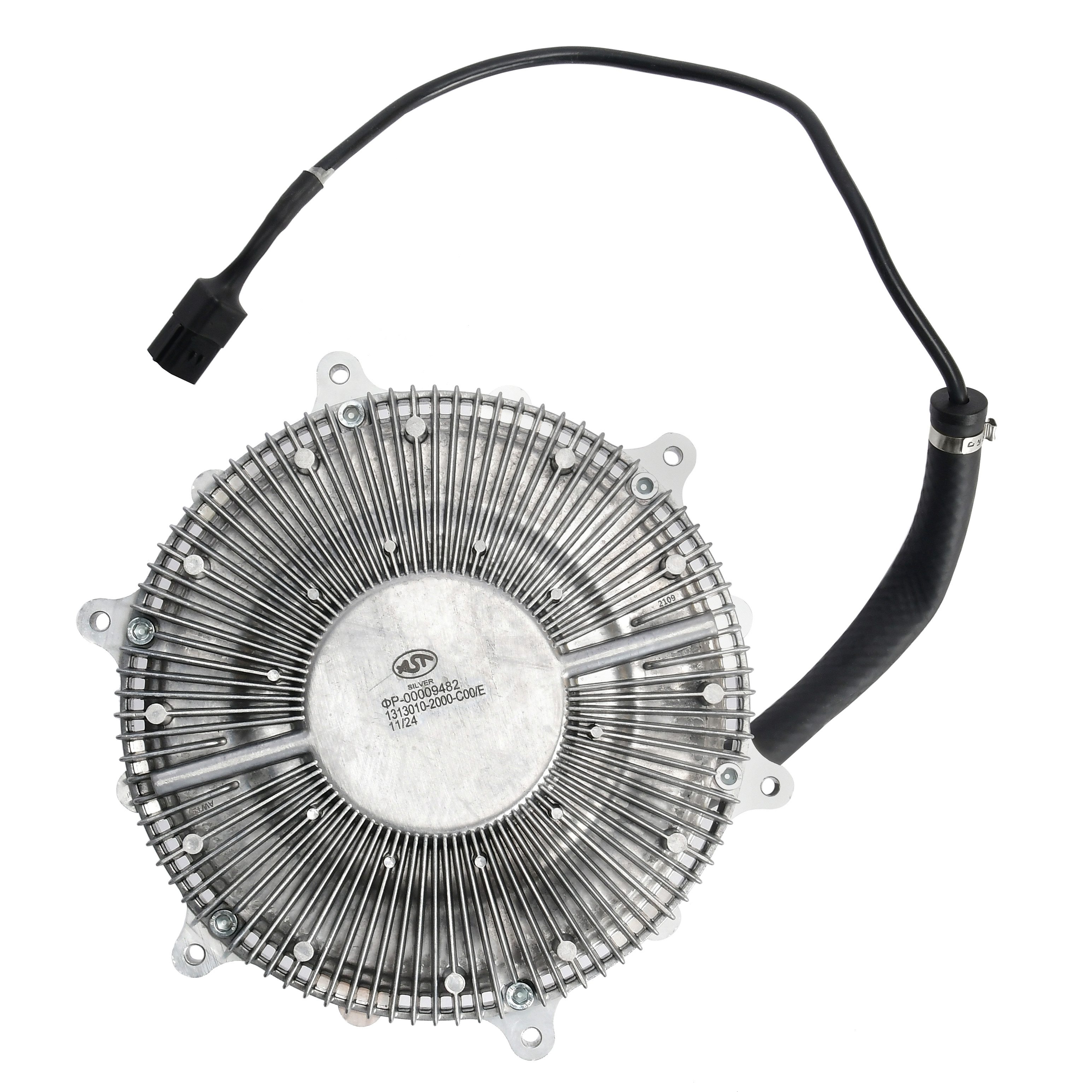Муфта вентилятора FAW J7 CA6DM3-55E53 электрическая (AST1093/1313010-2000-C00/E) OEM AST Silver