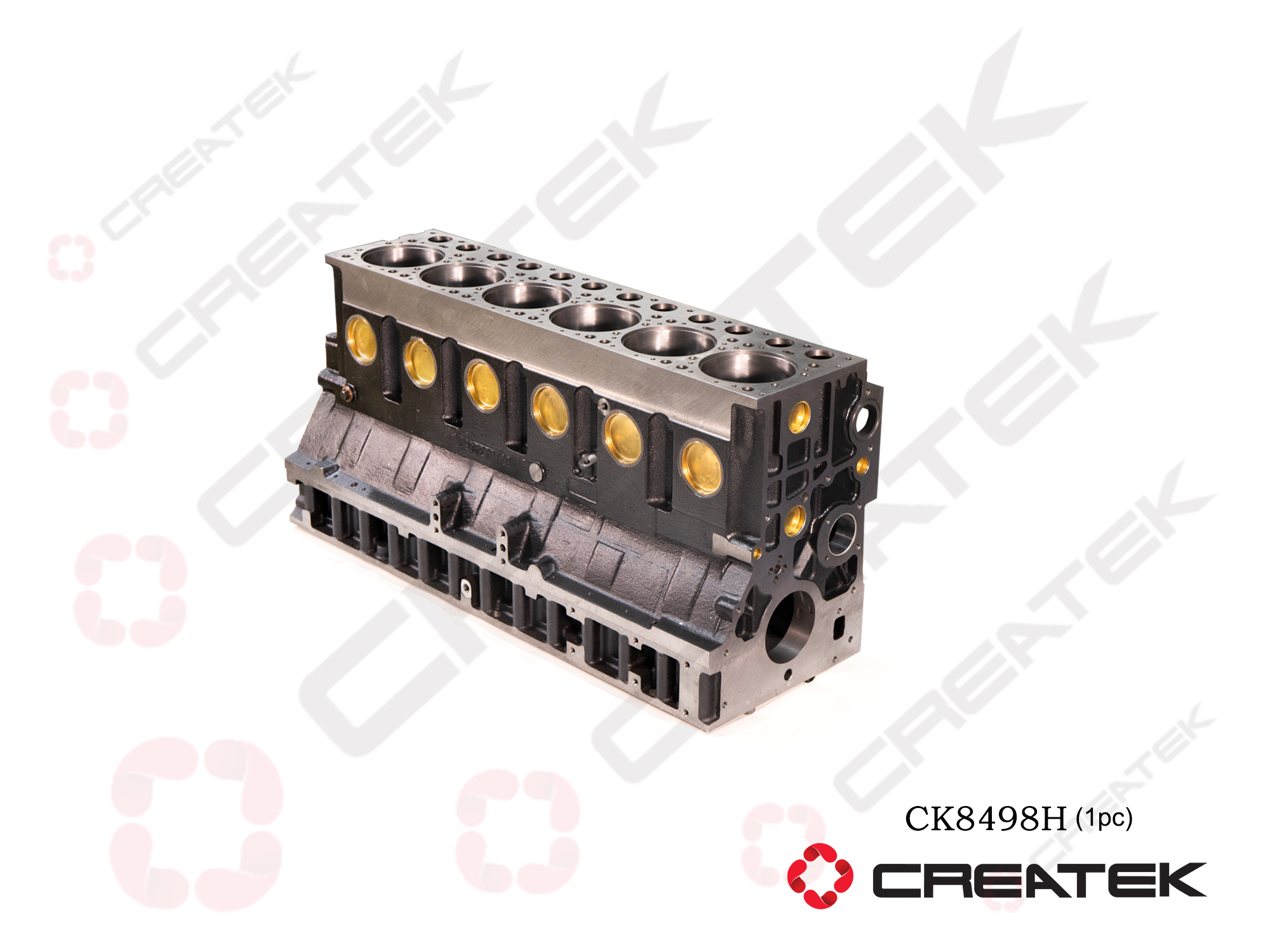 Блок цилиндров WD615/Е2 (длинная крышка) CREATEK